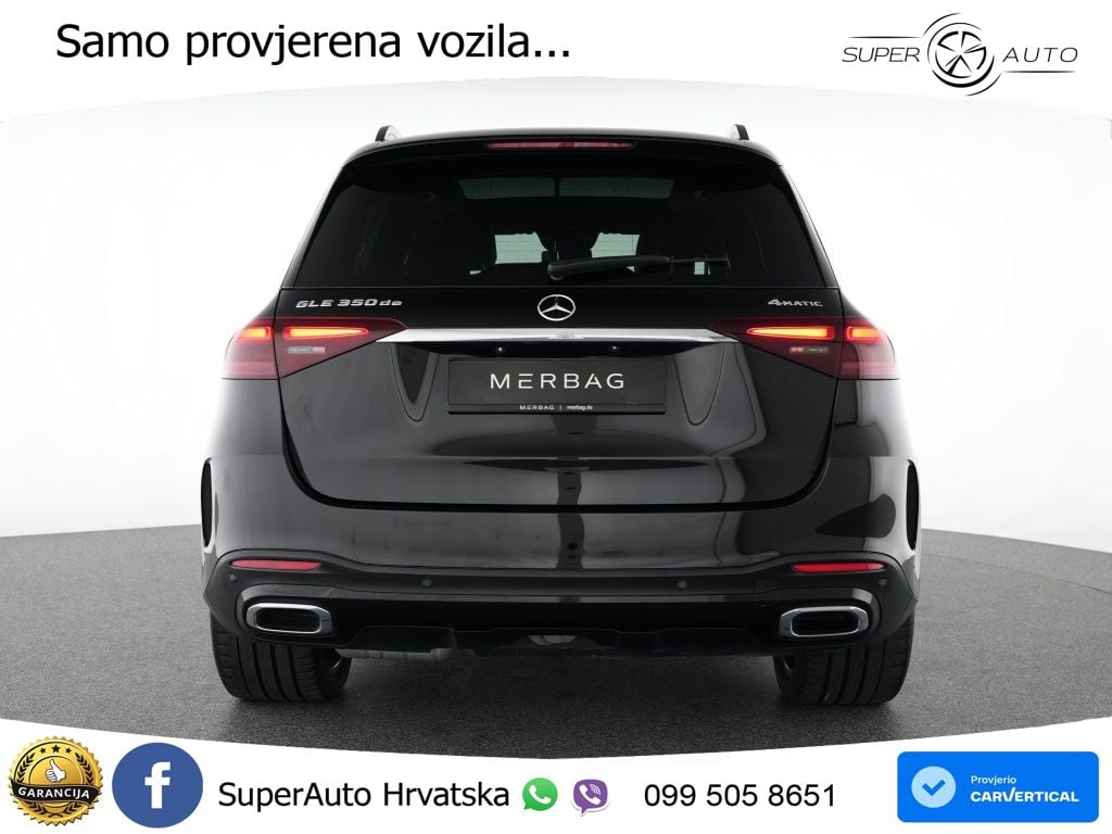 Mercedes GLE 350de (333 KS) 4MATIC 9G-TRONIC AMG ZRAČNI+ACC+GR SJED+360+PANO