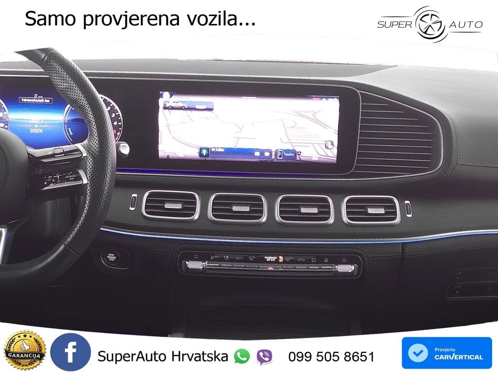 Mercedes GLE 350de (333 KS) 4MATIC 9G-TRONIC AMG ZRAČNI+ACC+GR SJED+360+PANO