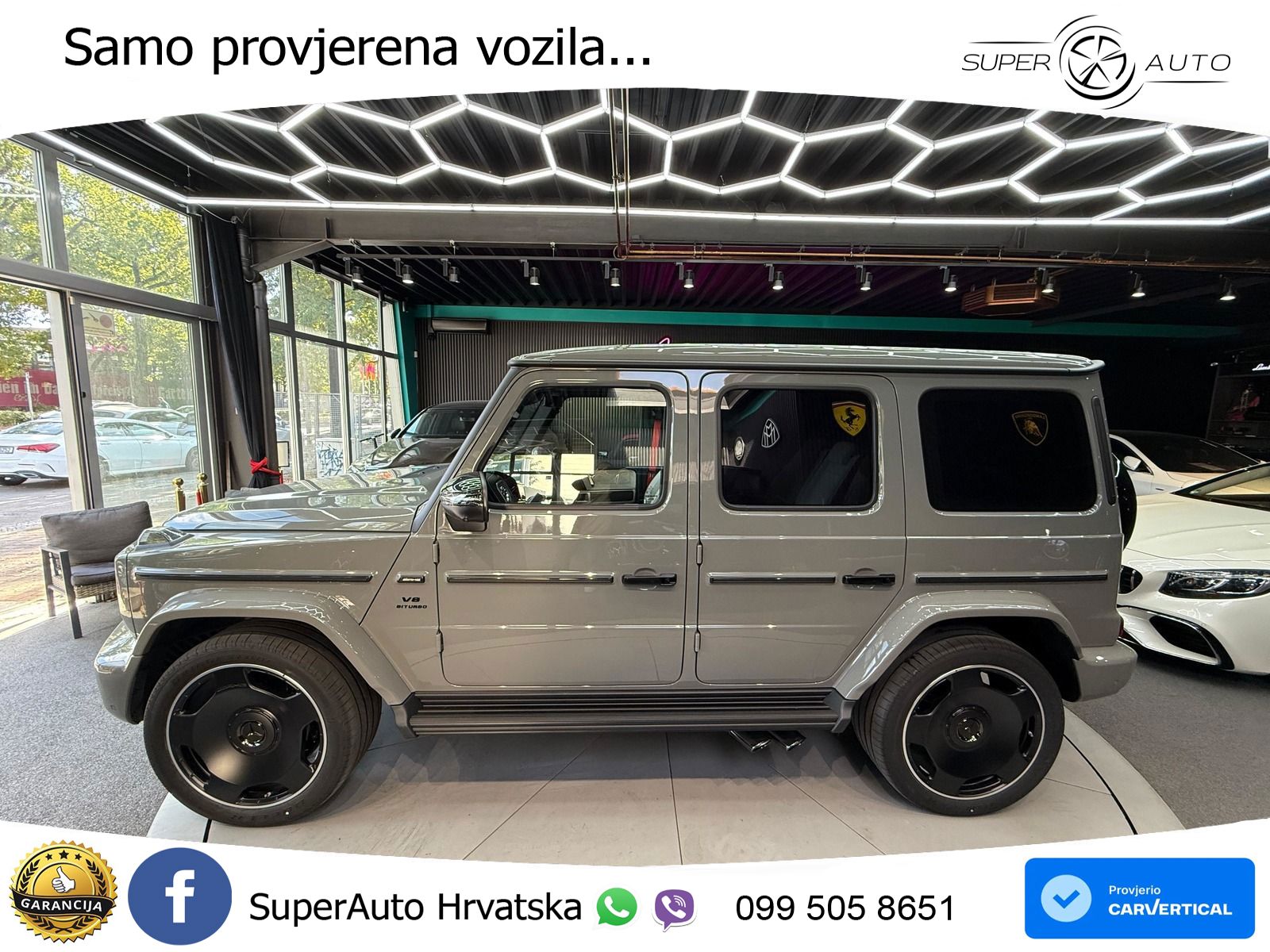 Mercedes AMG G 63 Long V8 (585 KS) 4MATIC 9G-TRONIC AMG SPEEDSHIFT PLUS ZRAČNI+ACC+4xGR SJED+KAM