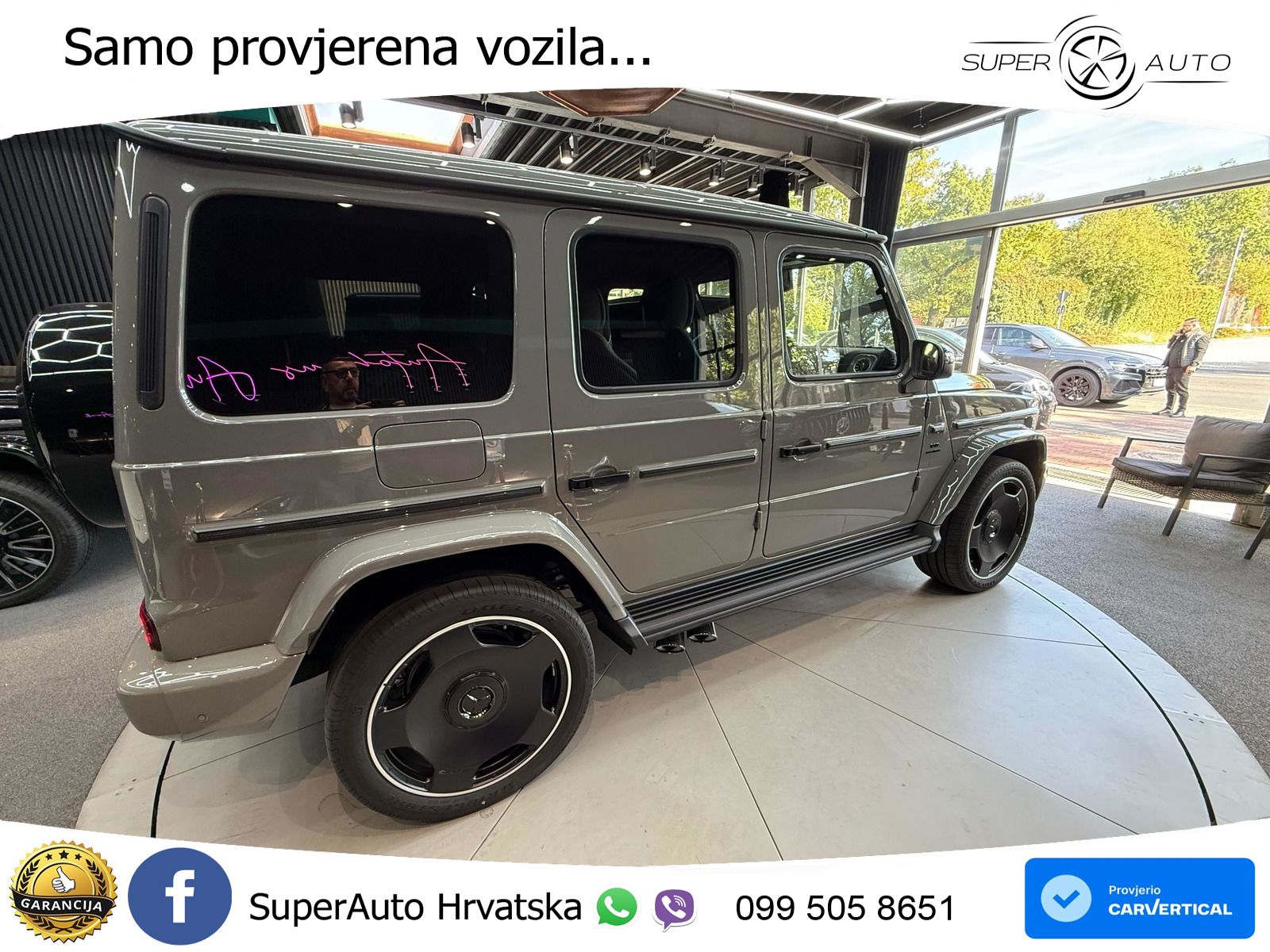 Mercedes AMG G 63 Long V8 (585 KS) 4MATIC 9G-TRONIC AMG SPEEDSHIFT PLUS ZRAČNI+ACC+4xGR SJED+KAM