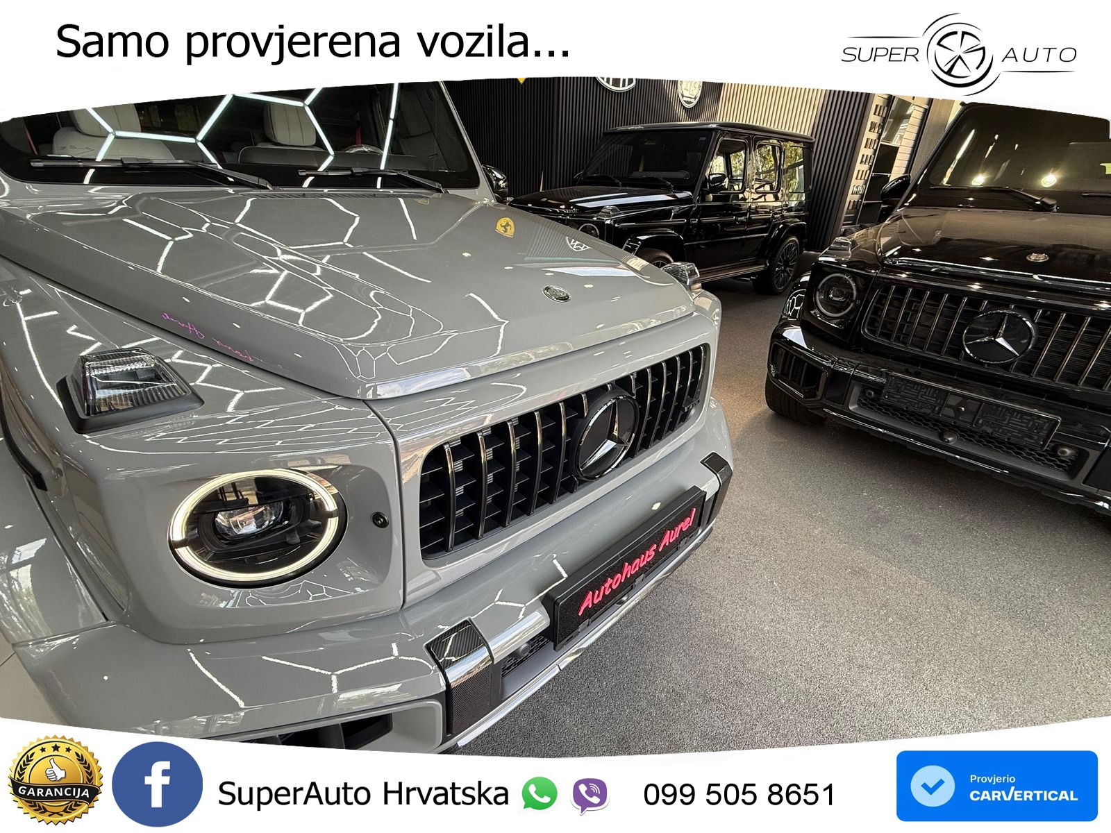Mercedes AMG G 63 Long V8 (585 KS) 4MATIC 9G-TRONIC AMG SPEEDSHIFT PLUS ZRAČNI+ACC+4xGR SJED+KAM