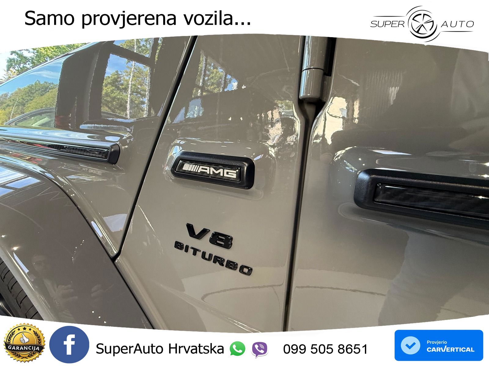 Mercedes AMG G 63 Long V8 (585 KS) 4MATIC 9G-TRONIC AMG SPEEDSHIFT PLUS ZRAČNI+ACC+4xGR SJED+KAM