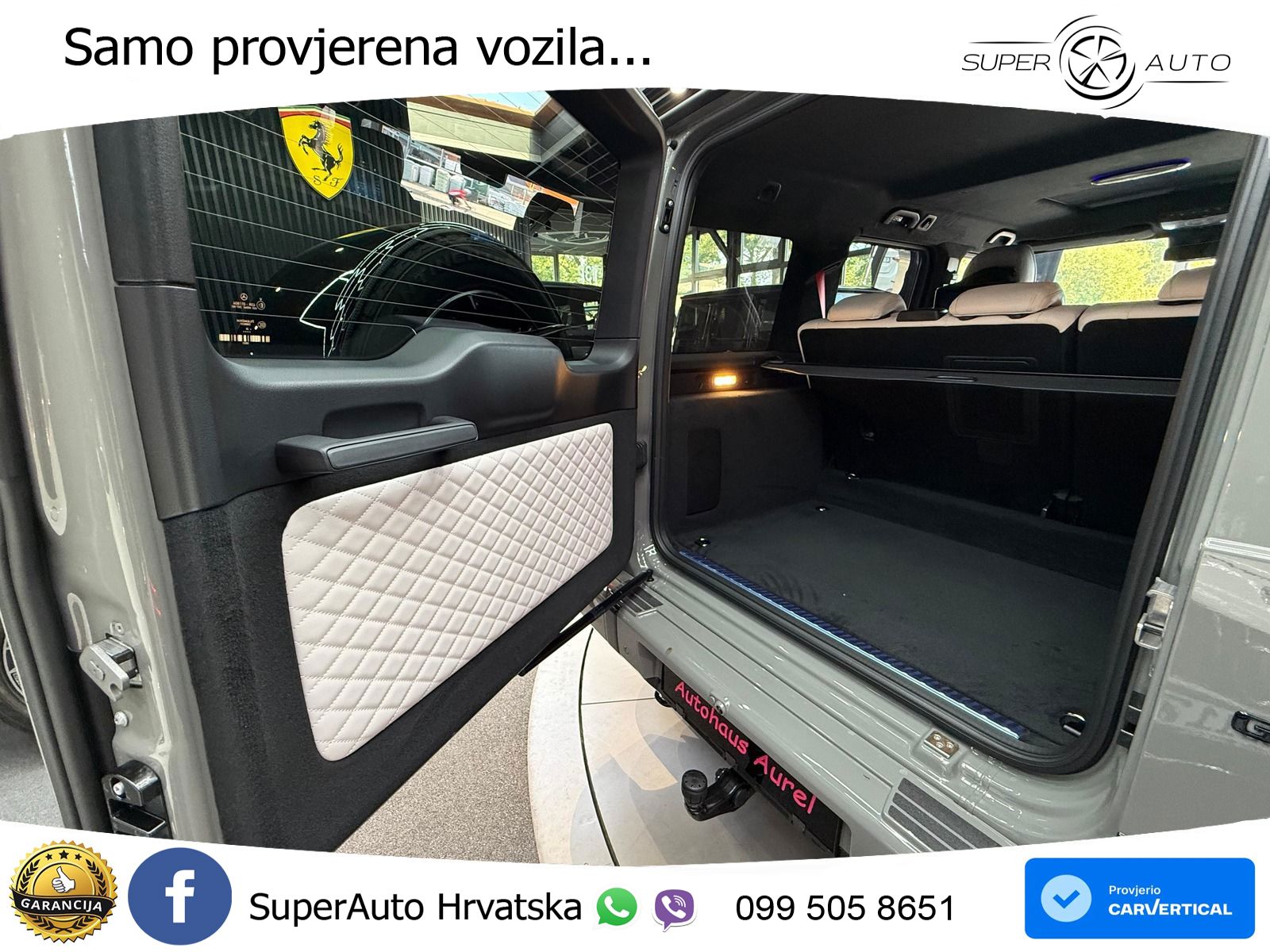 Mercedes AMG G 63 Long V8 (585 KS) 4MATIC 9G-TRONIC AMG SPEEDSHIFT PLUS ZRAČNI+ACC+4xGR SJED+KAM