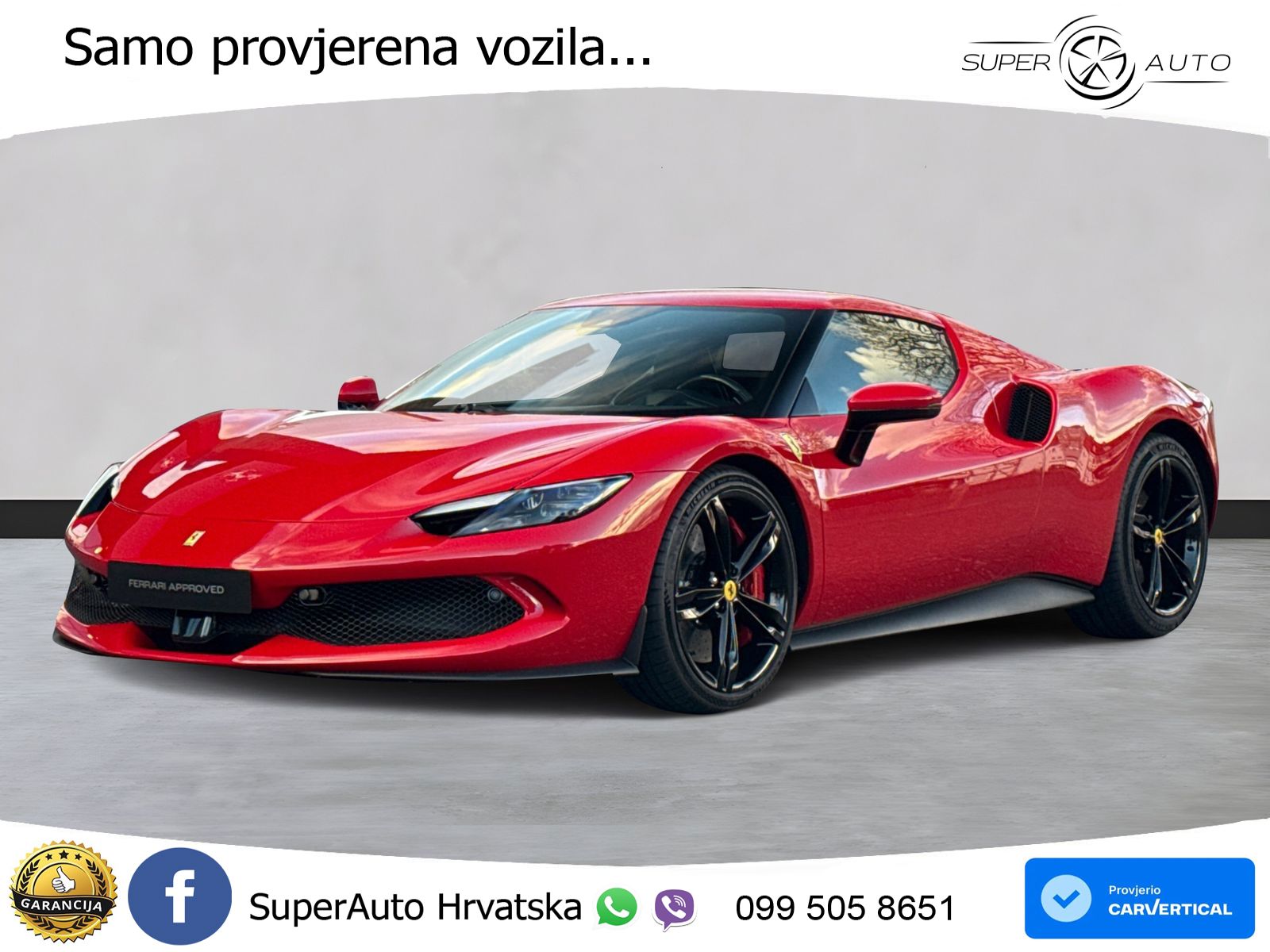 Ferrari 296 GTB 3.0 V6 (830 KS) F1 DCT