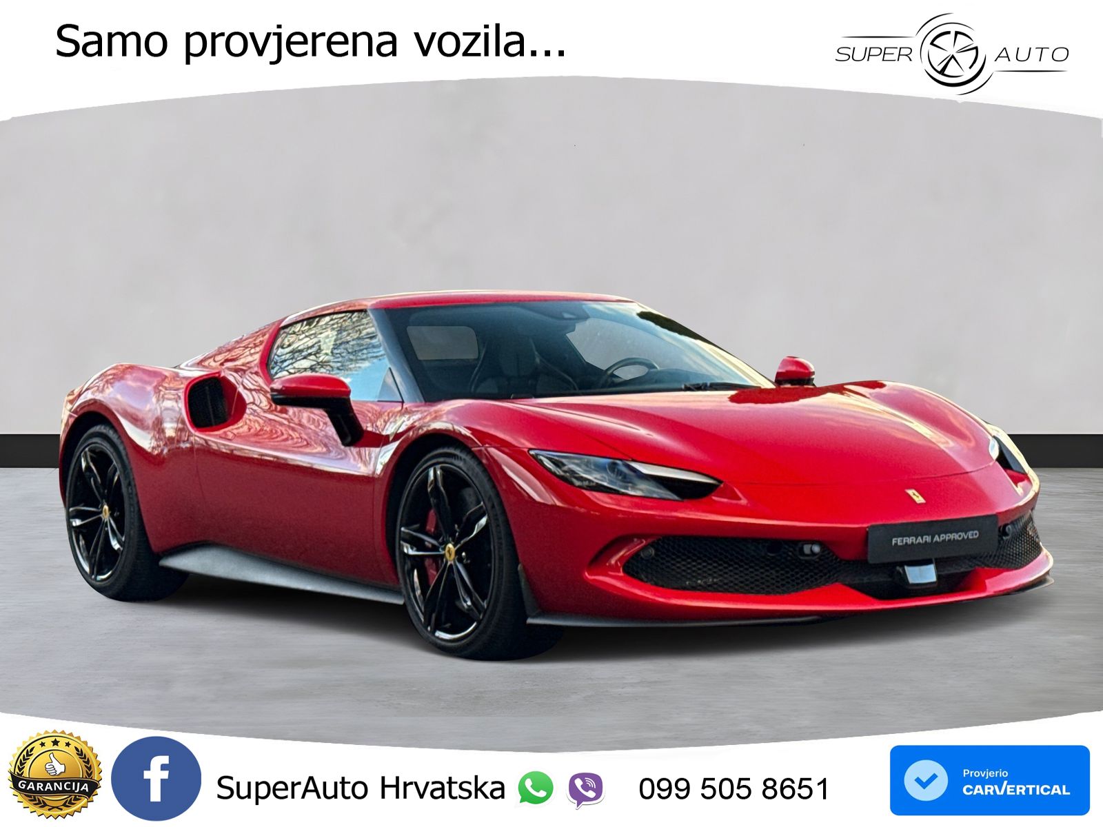 Ferrari 296 GTB 3.0 V6 (830 KS) F1 DCT