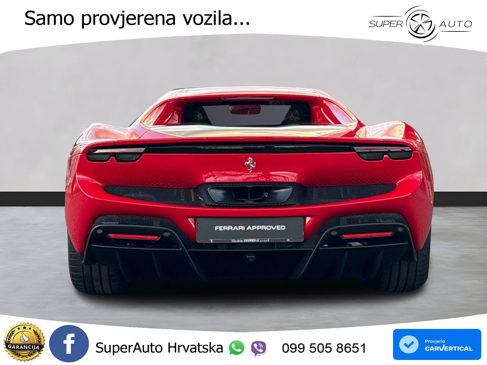 Ferrari 296 GTB 3.0 V6 (830 KS) F1 DCT