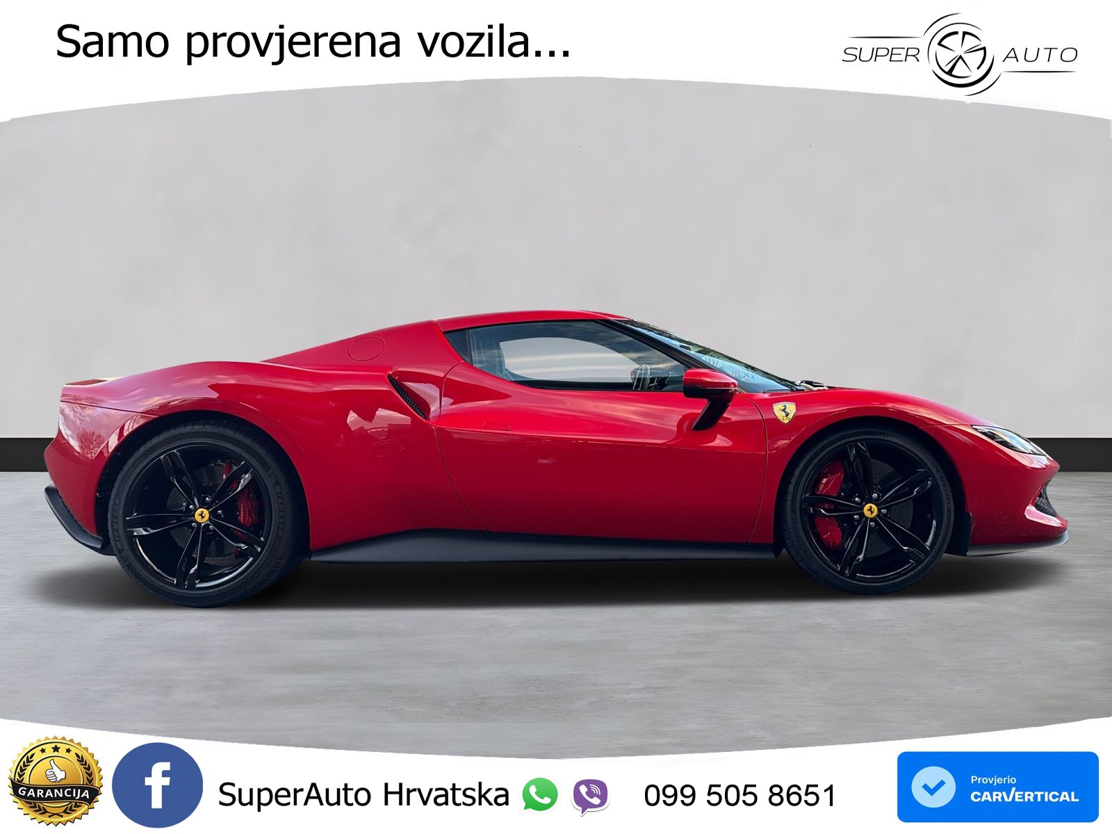 Ferrari 296 GTB 3.0 V6 (830 KS) F1 DCT