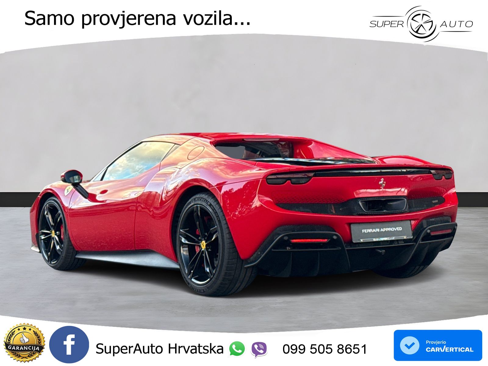Ferrari 296 GTB 3.0 V6 (830 KS) F1 DCT