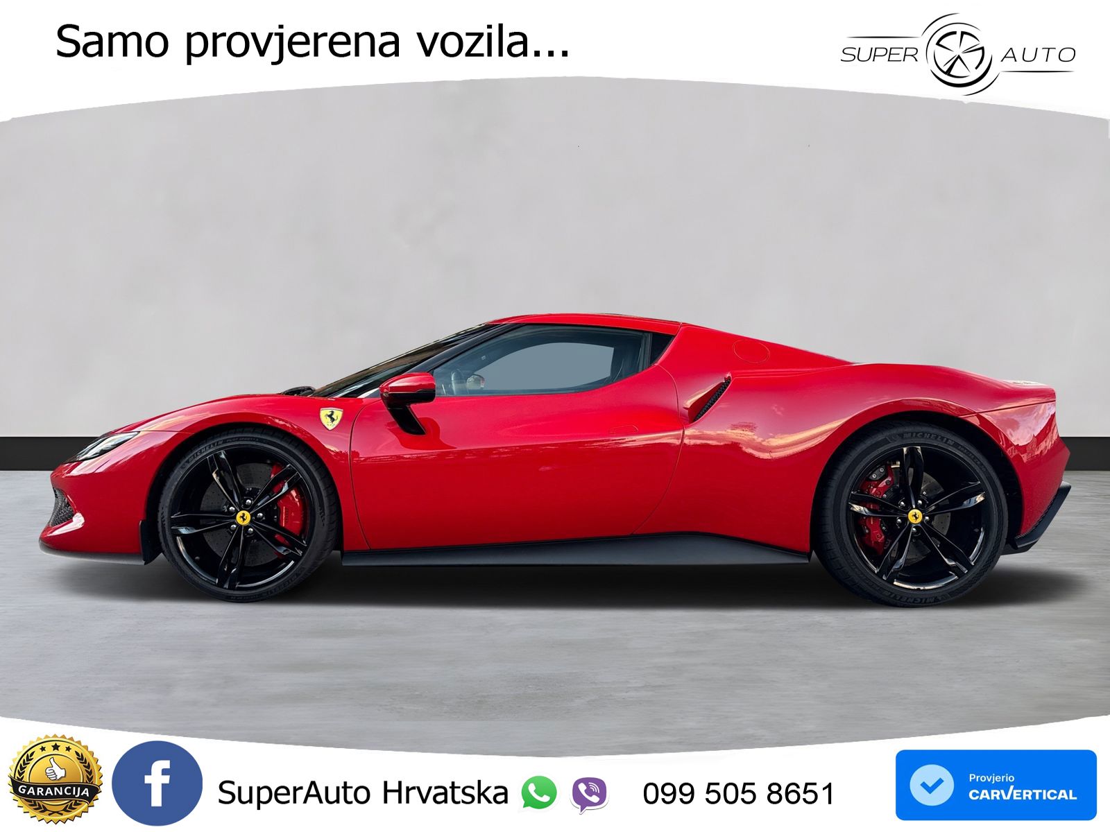 Ferrari 296 GTB 3.0 V6 (830 KS) F1 DCT