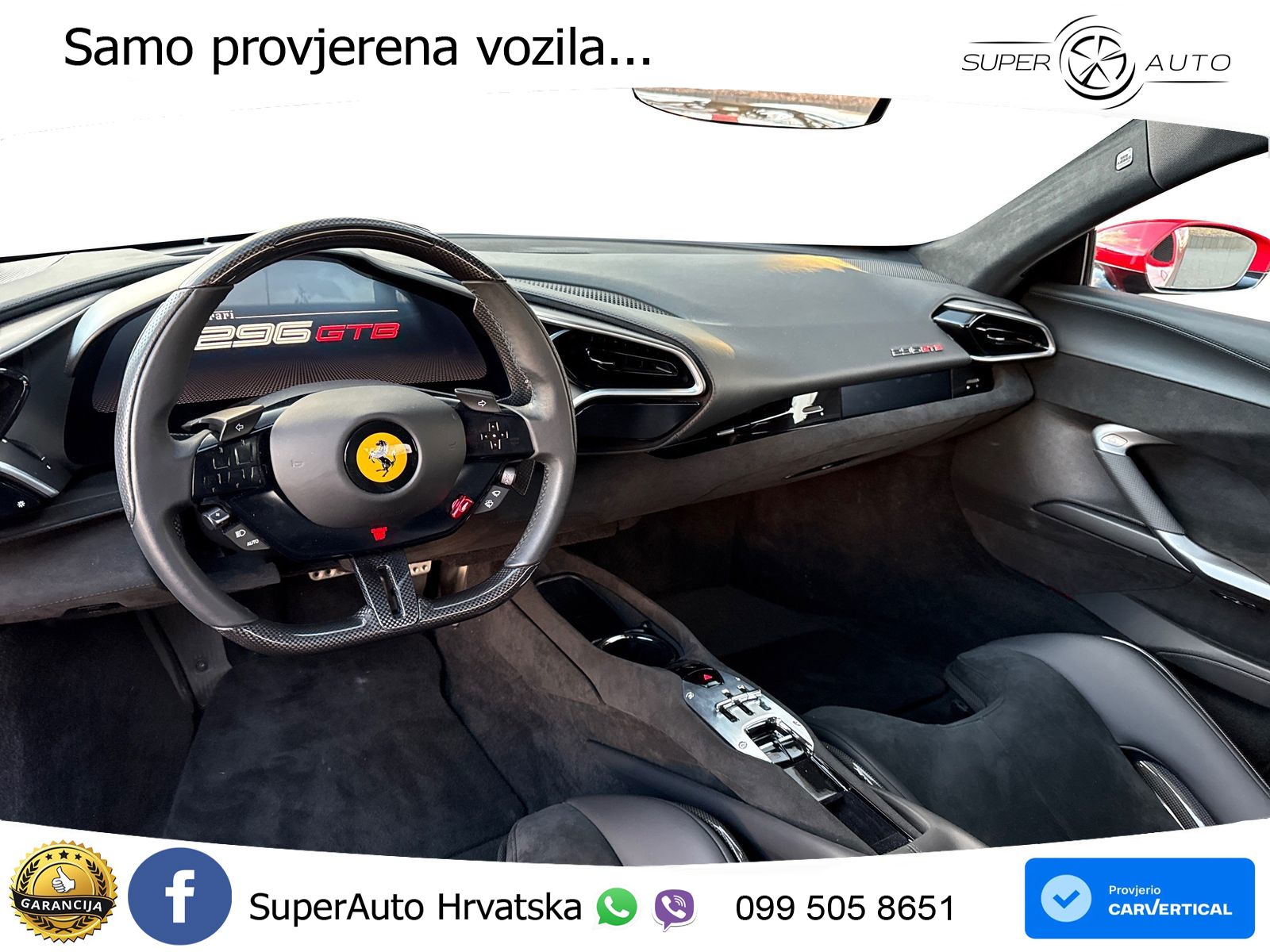 Ferrari 296 GTB 3.0 V6 (830 KS) F1 DCT
