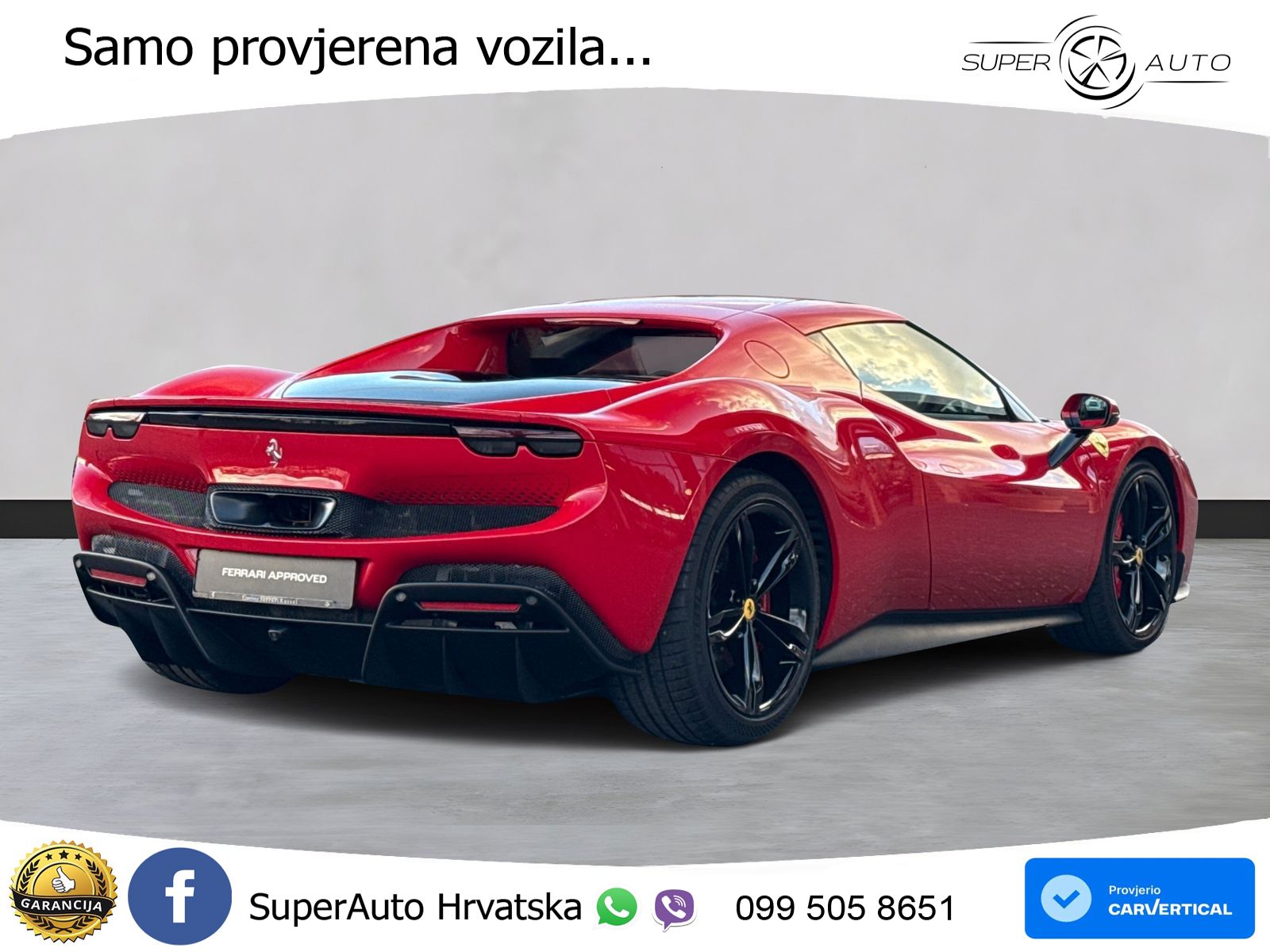 Ferrari 296 GTB 3.0 V6 (830 KS) F1 DCT