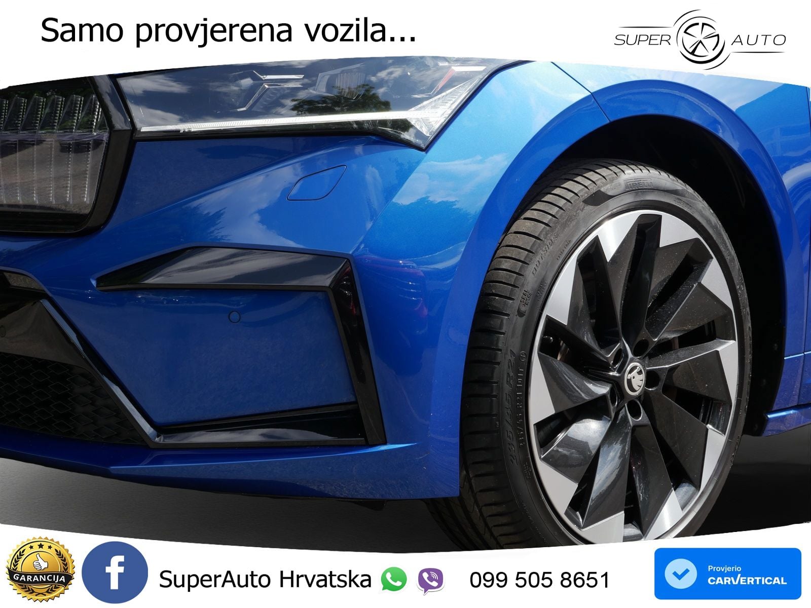 Škoda Enyaq iV 80x 82 kWh (265 KS) AWD SportLine LED+GR SJED+ACC