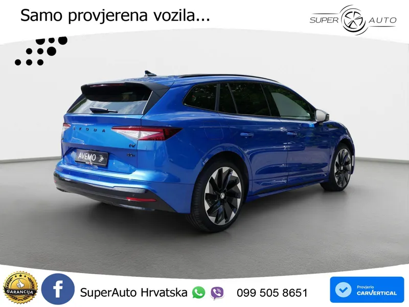 Škoda Enyaq iV 80x 82 kWh (265 KS) AWD SportLine LED+GR SJED+ACC