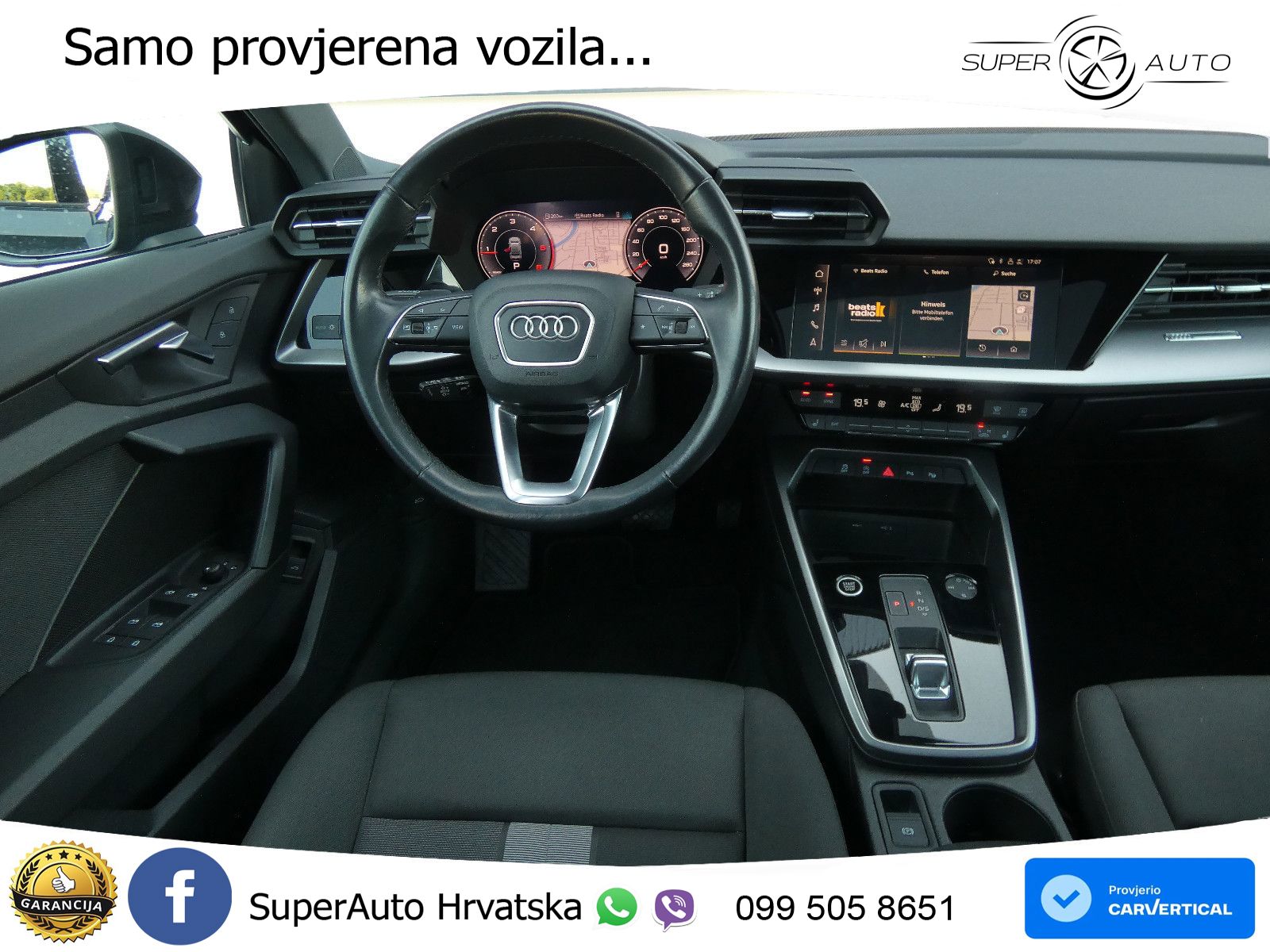 Audi A3 Limuzina 35 TDI (150 KS) S tronic MATRIX+GR SJED+KAM