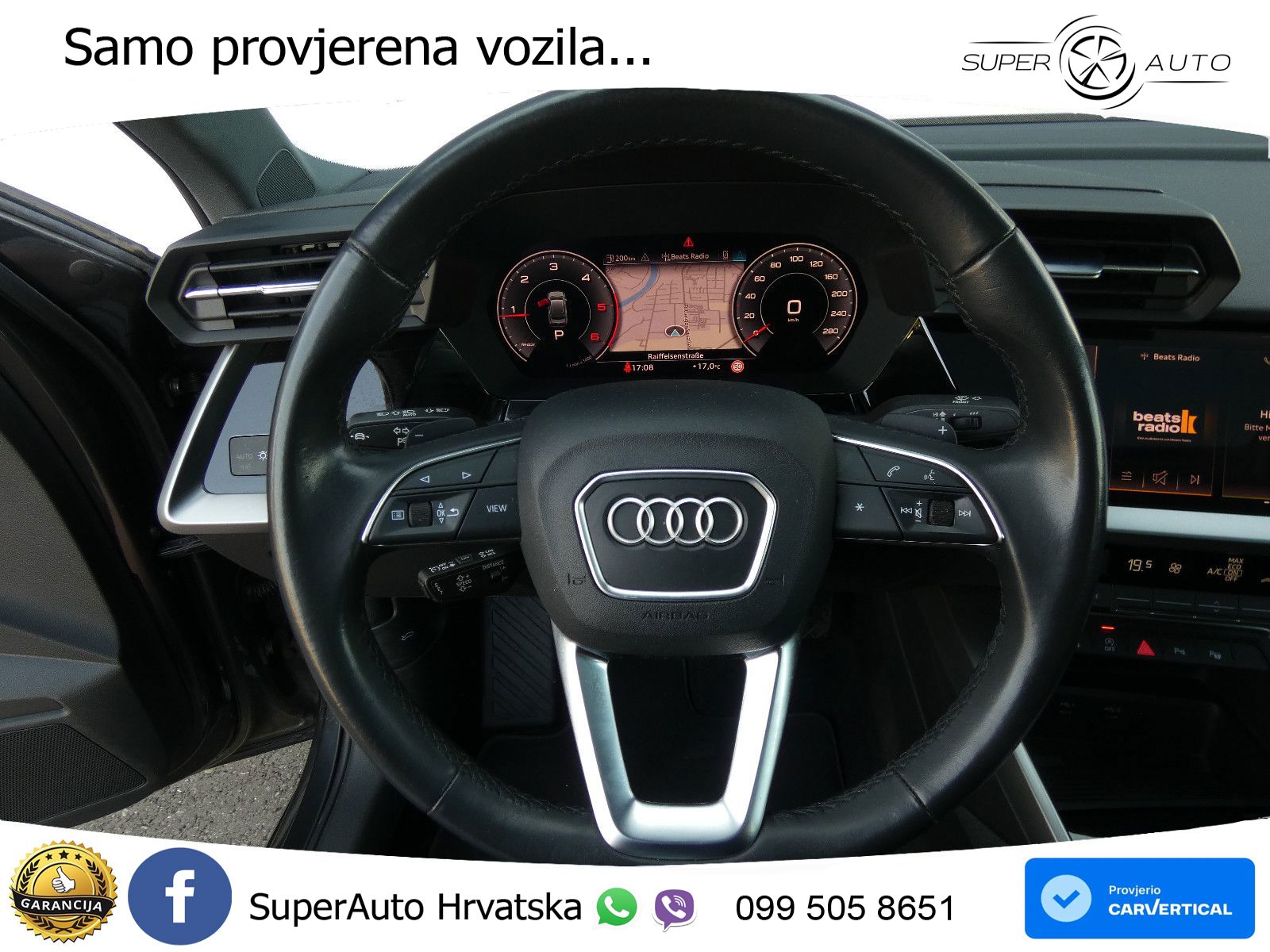 Audi A3 Limuzina 35 TDI (150 KS) S tronic MATRIX+GR SJED+KAM