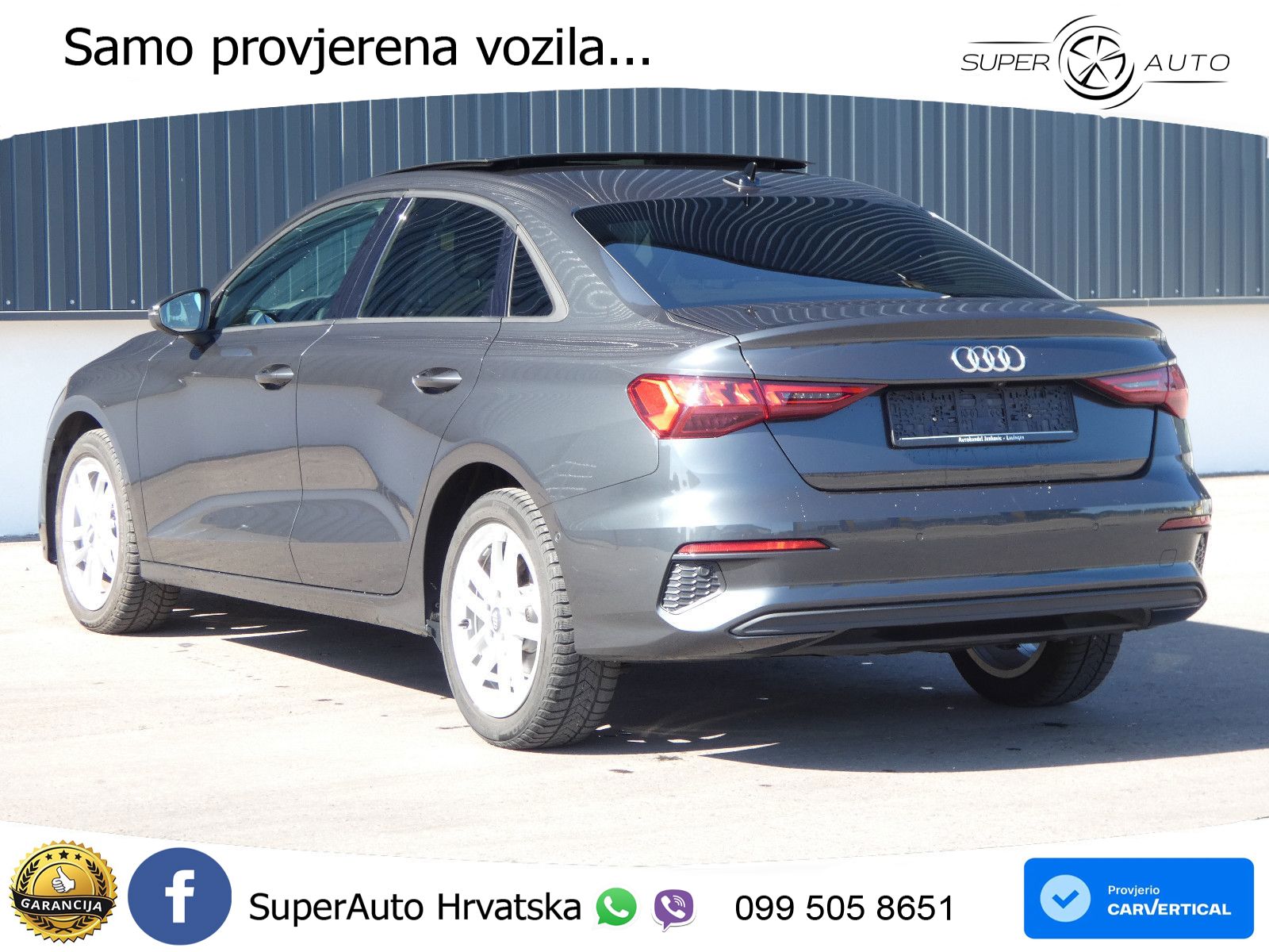 Audi A3 Limuzina 35 TDI (150 KS) S tronic MATRIX+GR SJED+KAM