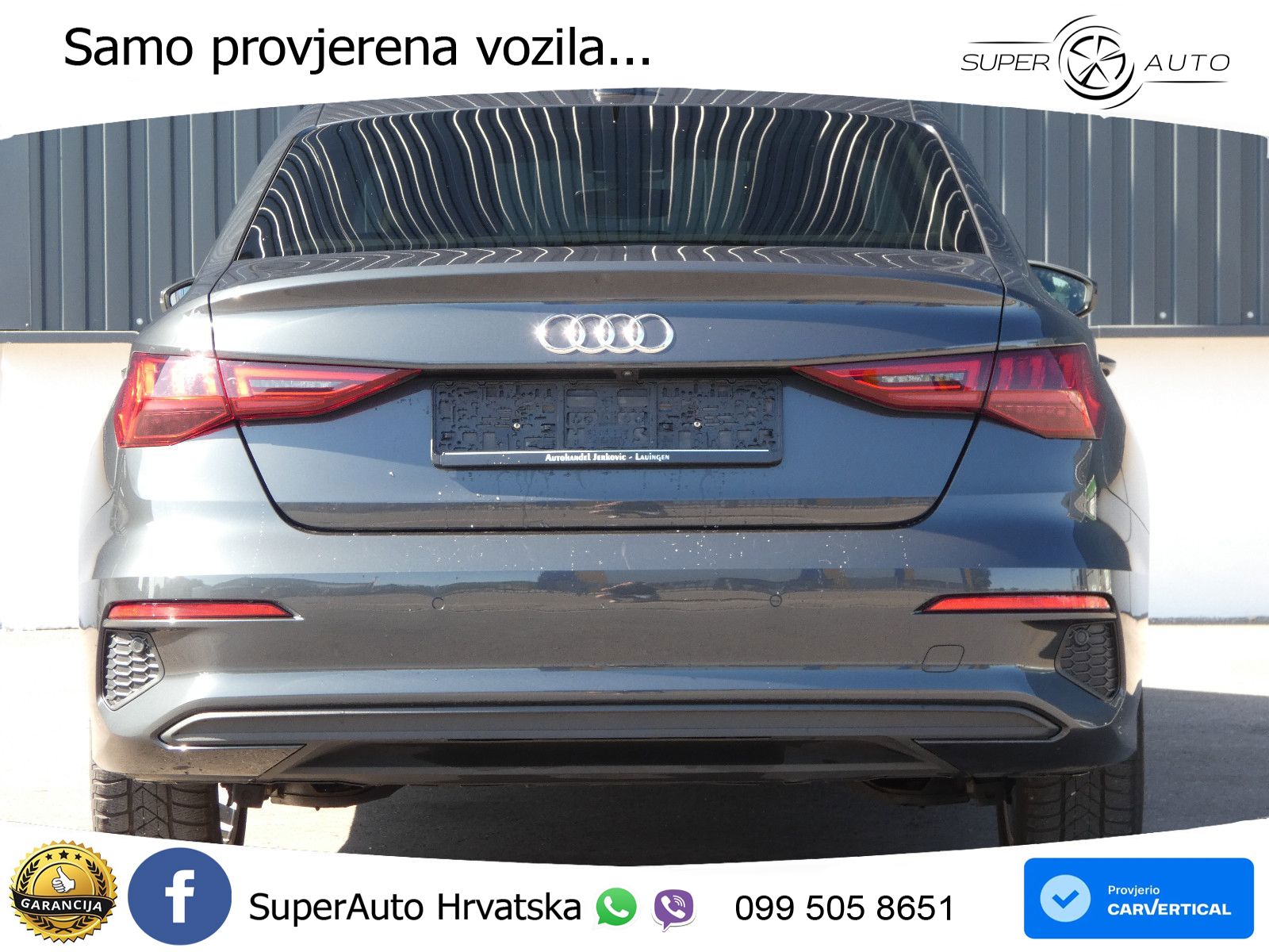 Audi A3 Limuzina 35 TDI (150 KS) S tronic MATRIX+GR SJED+KAM