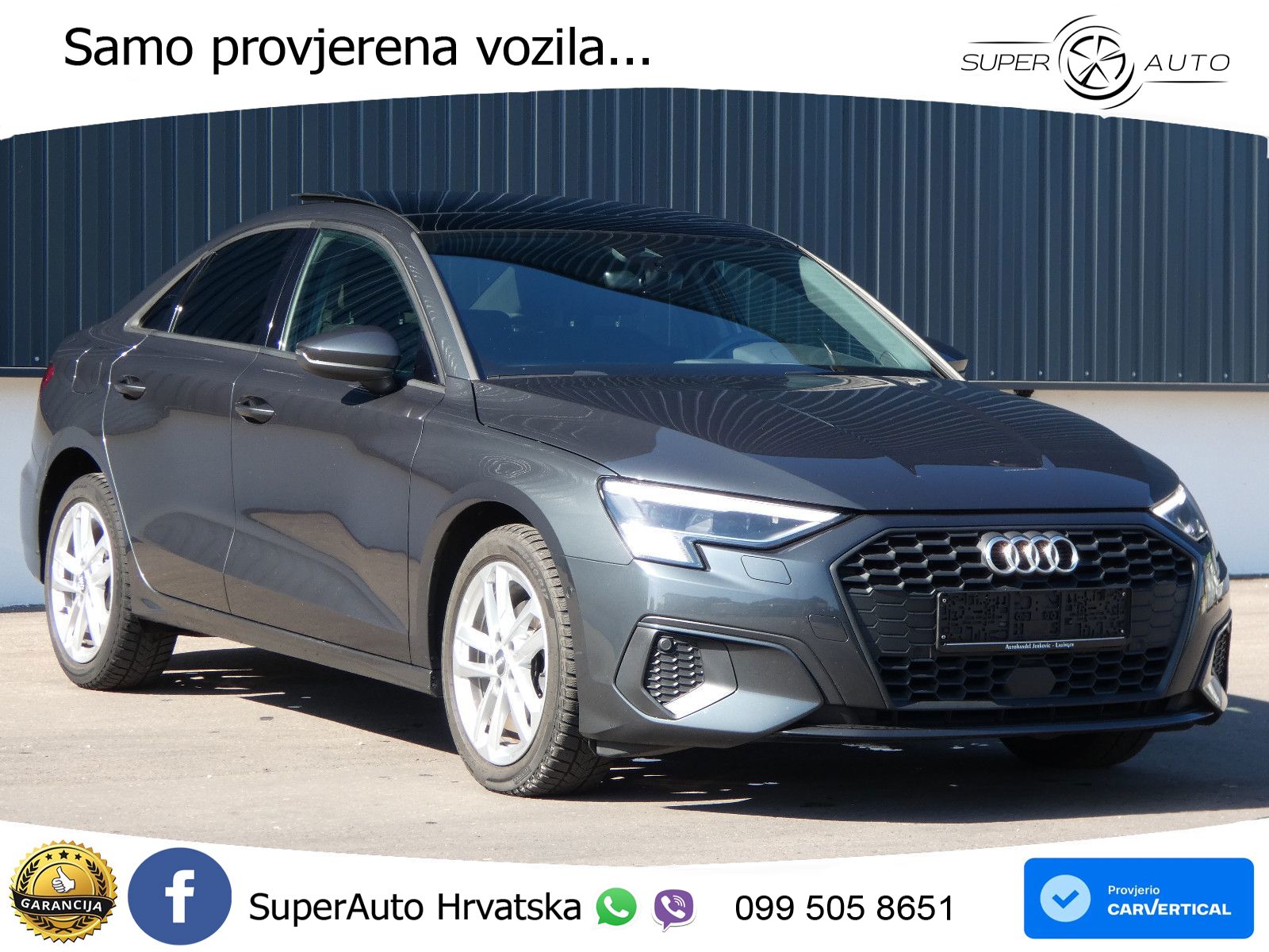 Audi A3 Limuzina 35 TDI (150 KS) S tronic MATRIX+GR SJED+KAM