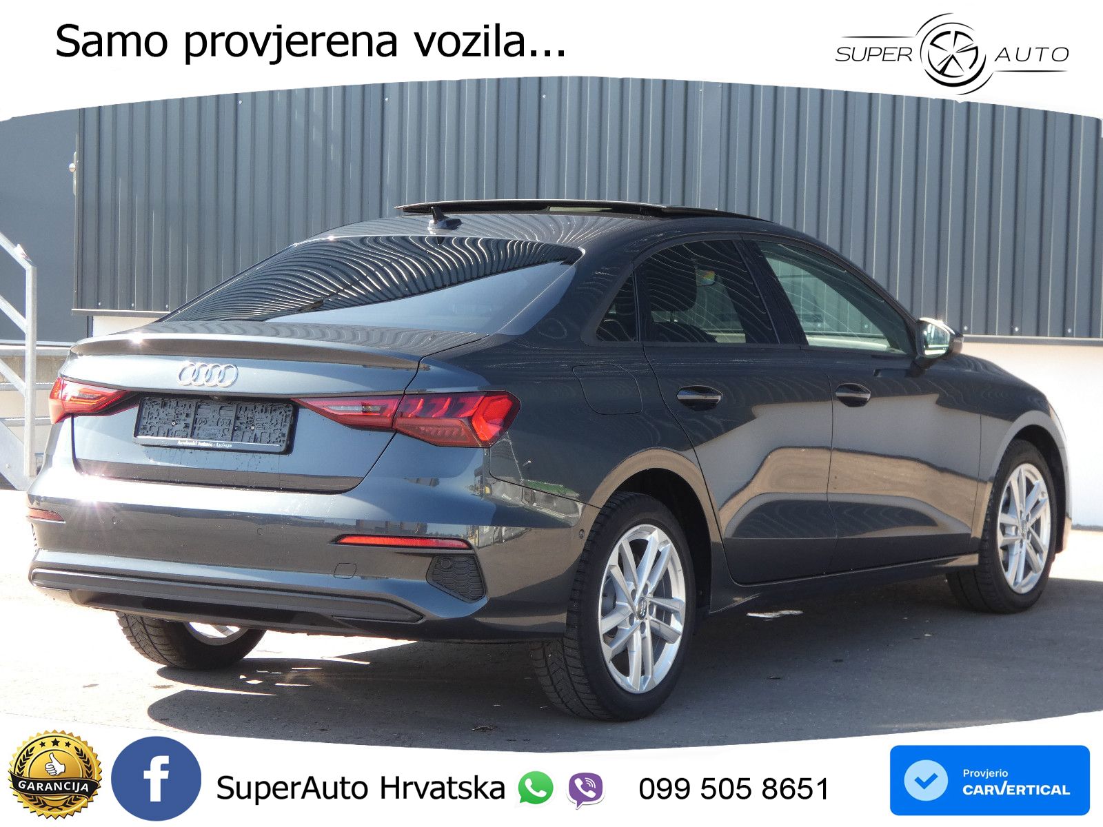 Audi A3 Limuzina 35 TDI (150 KS) S tronic MATRIX+GR SJED+KAM
