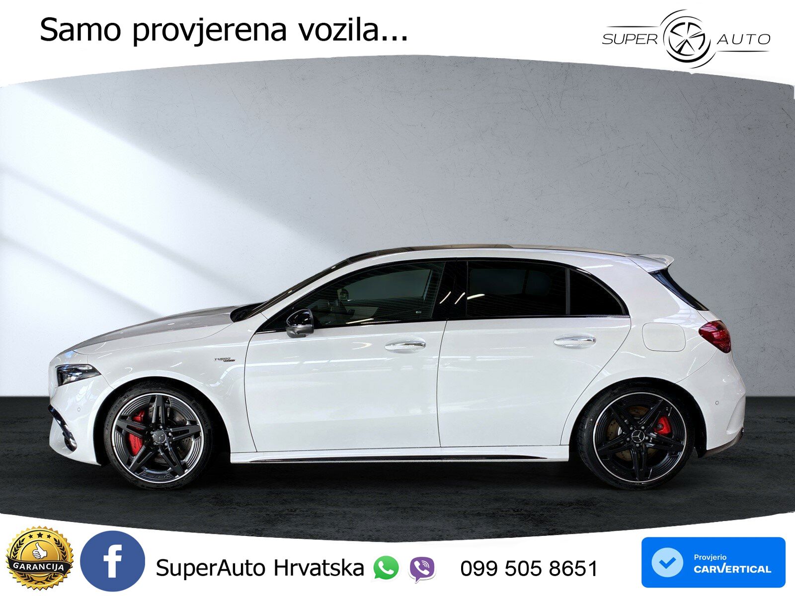 Mercedes-Benz AMG A 45 S 4MATIC+ AMG SPEEDSHIFT DCT 8G ACC+HEAD+GR SJED+360+PANO