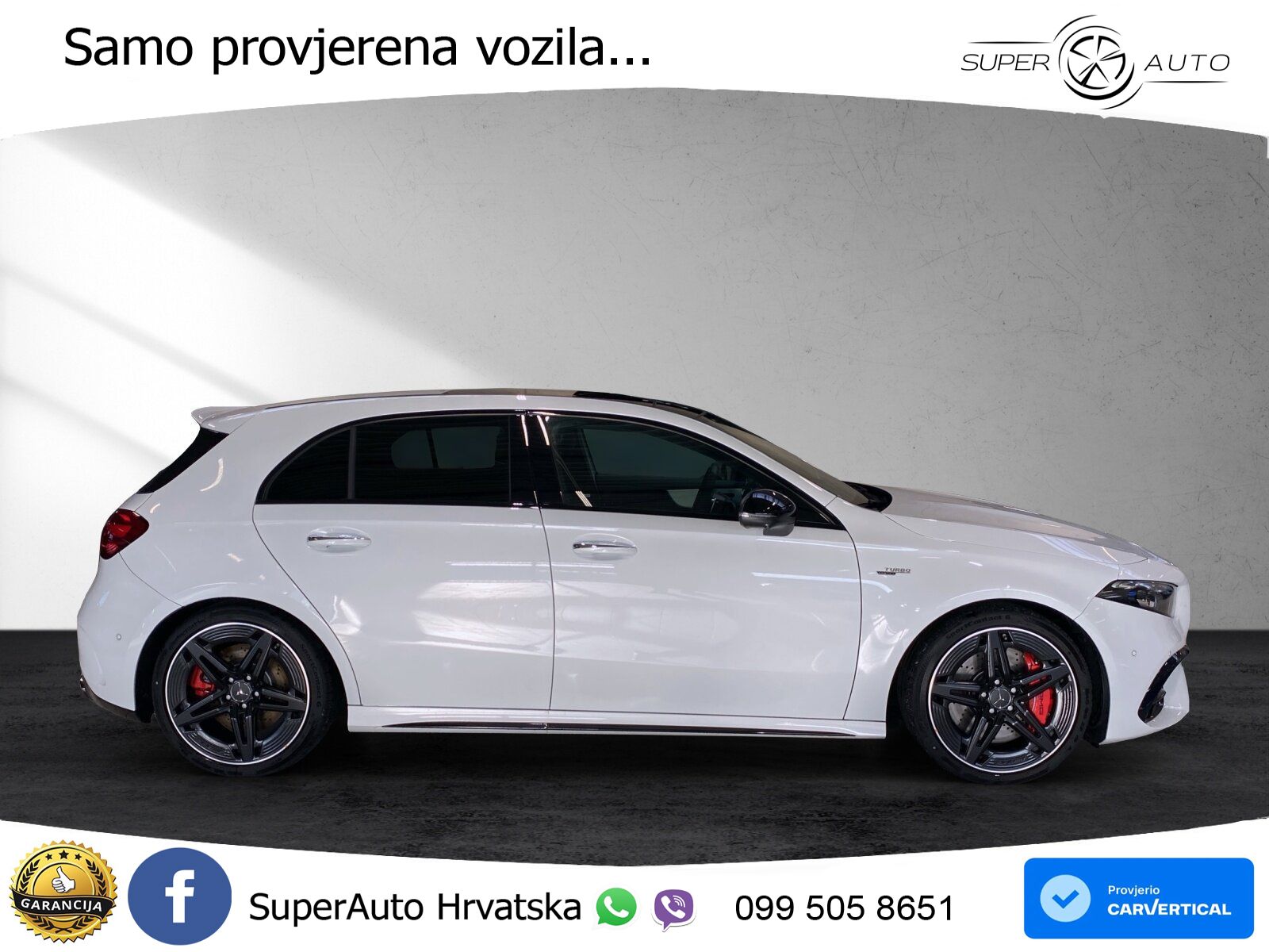 Mercedes-Benz AMG A 45 S 4MATIC+ AMG SPEEDSHIFT DCT 8G ACC+HEAD+GR SJED+360+PANO