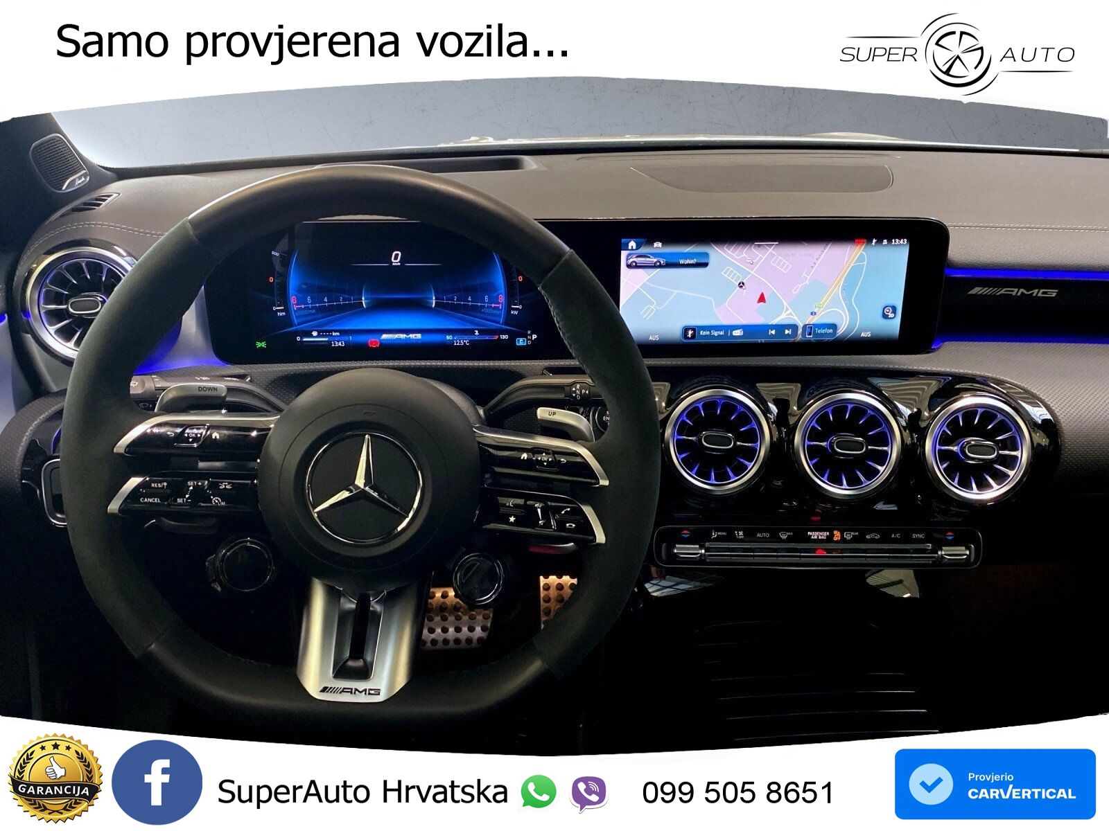 Mercedes-Benz AMG A 45 S 4MATIC+ AMG SPEEDSHIFT DCT 8G ACC+HEAD+GR SJED+360+PANO