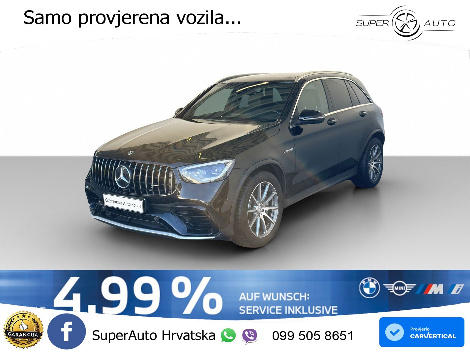 Mercedes AMG GLC 63 V8 (476 KS) 4MATIC+ MCT
