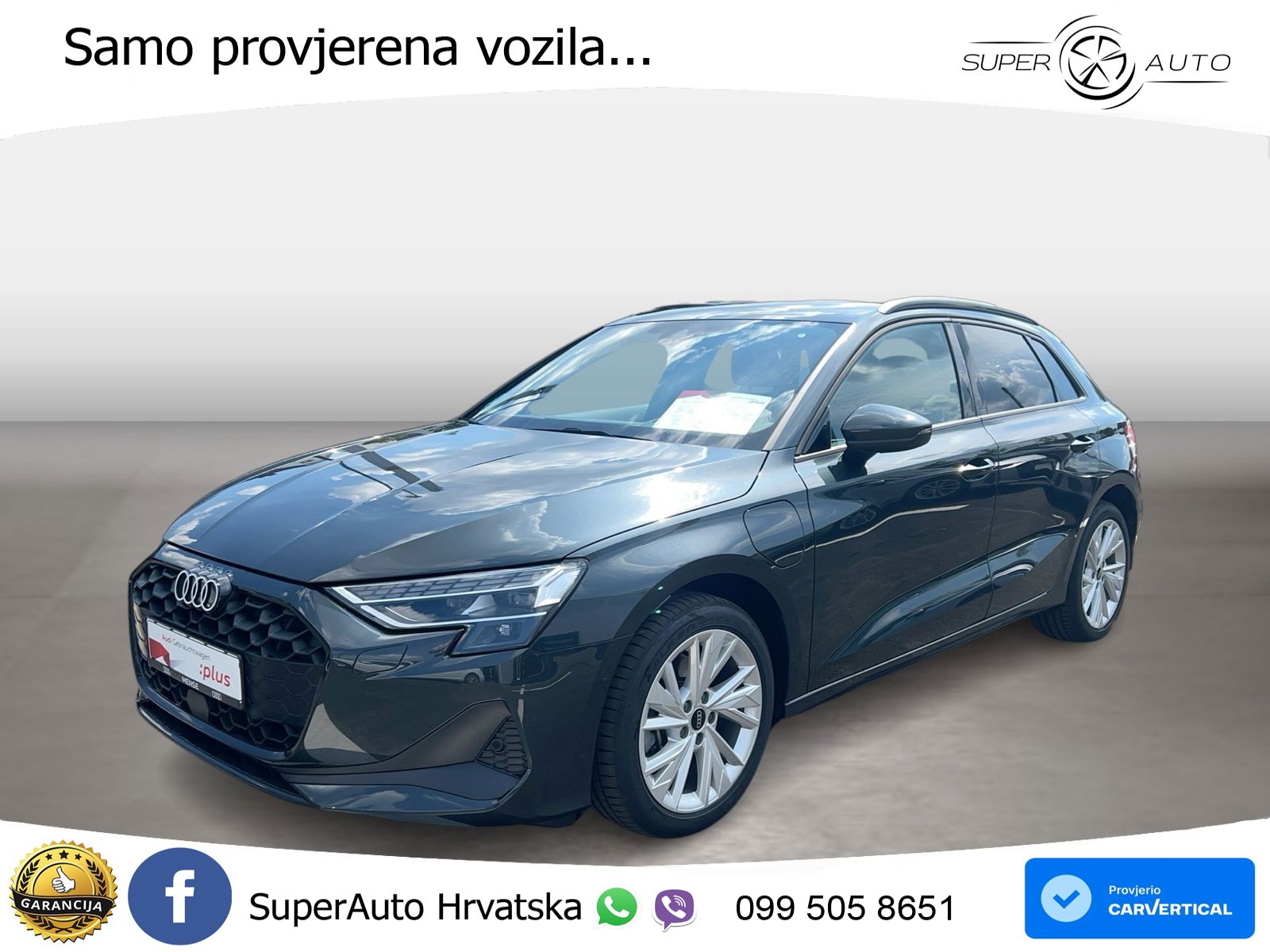 Audi A3 Sportback 40 TFSI e (204 KS) Plug-in Hybrid S tronic LED+GR SJED+ACC