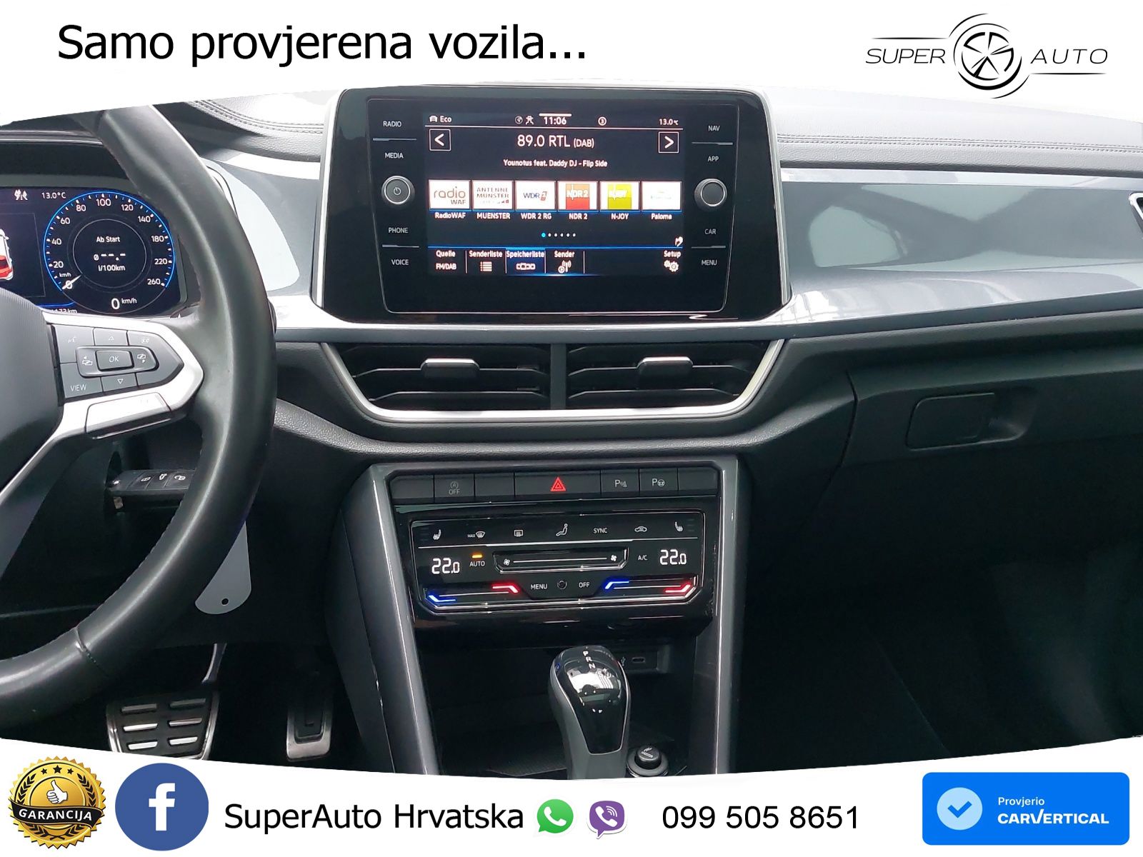 Volkswagen T-Roc 2.0 TDI (150 KS) 4M DSG LED+GR SJED+ACC