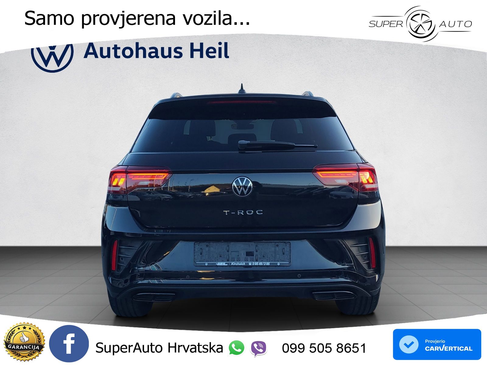 Volkswagen T-Roc 1.5 TSI (150 KS) R-Line LED+GR SJED+ACC