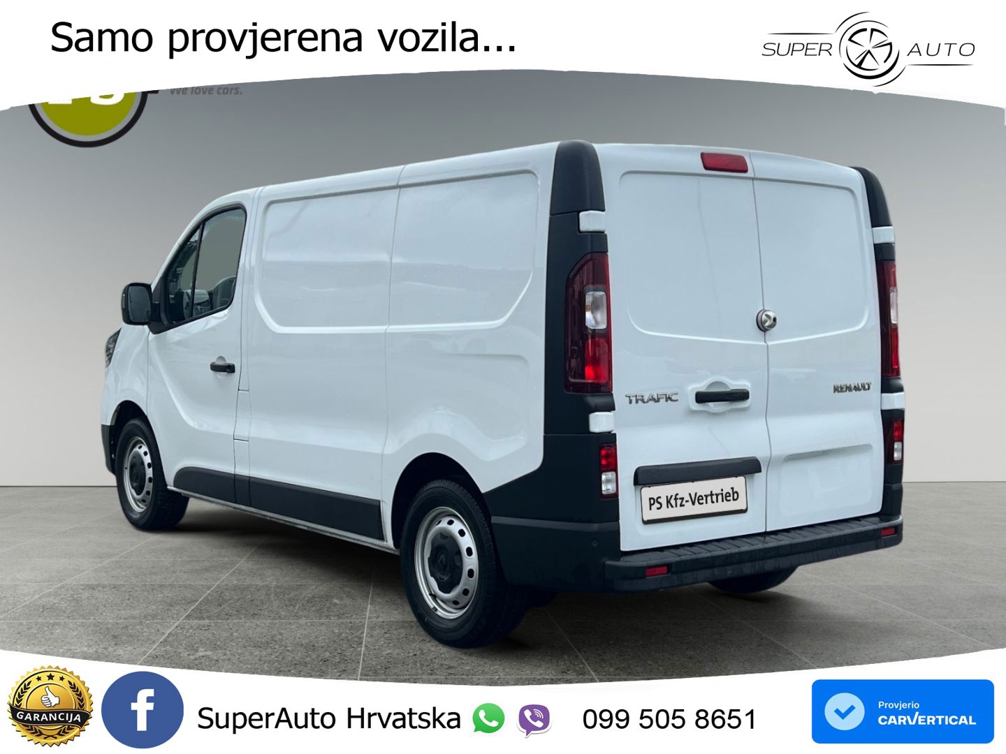 Renault Trafic Kasten L1H1 2,8t Komfort LED Klima PDC 150 KS