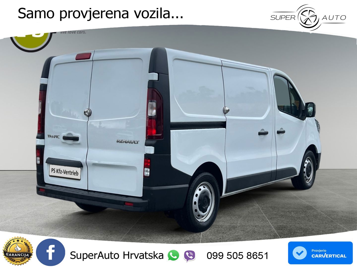 Renault Trafic Kasten L1H1 2,8t Komfort LED Klima PDC 150 KS