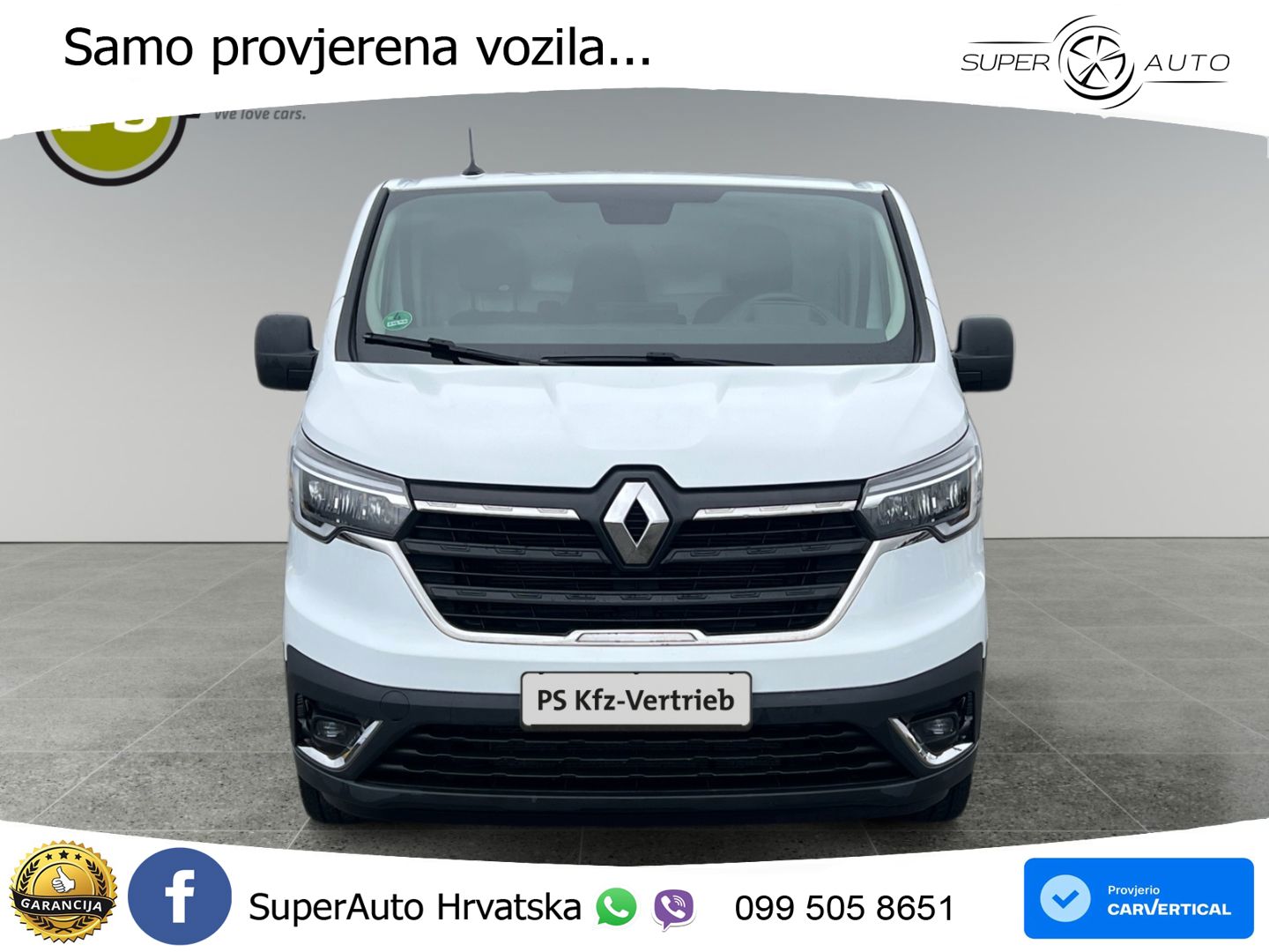 Renault Trafic Kasten L1H1 2,8t Komfort LED Klima PDC 150 KS