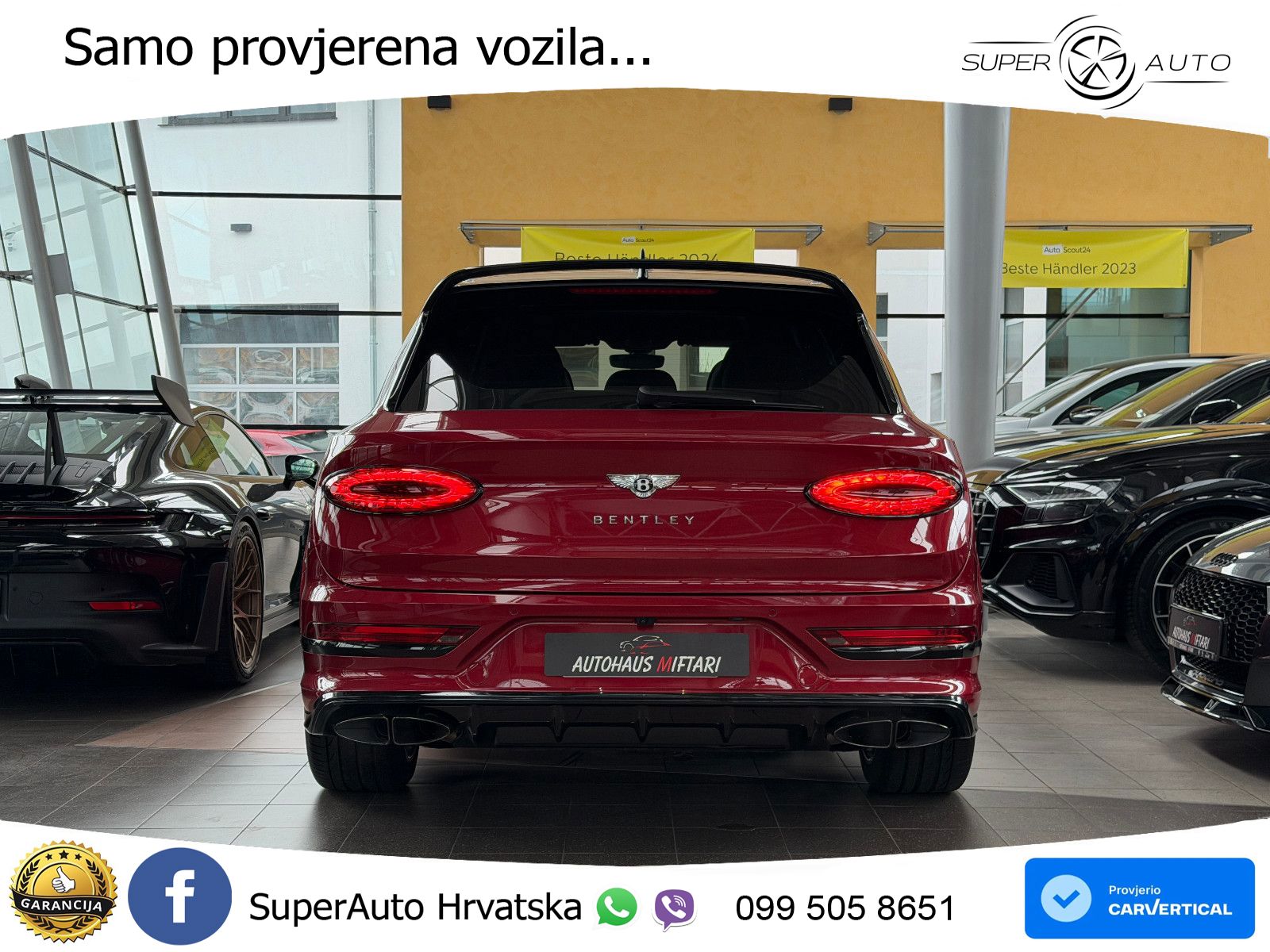 Bentley Bentayga EWB 4.0 V8 (550 KS) 4WD Automatic ACC+HEAD+4xGR SJED+360+PANO