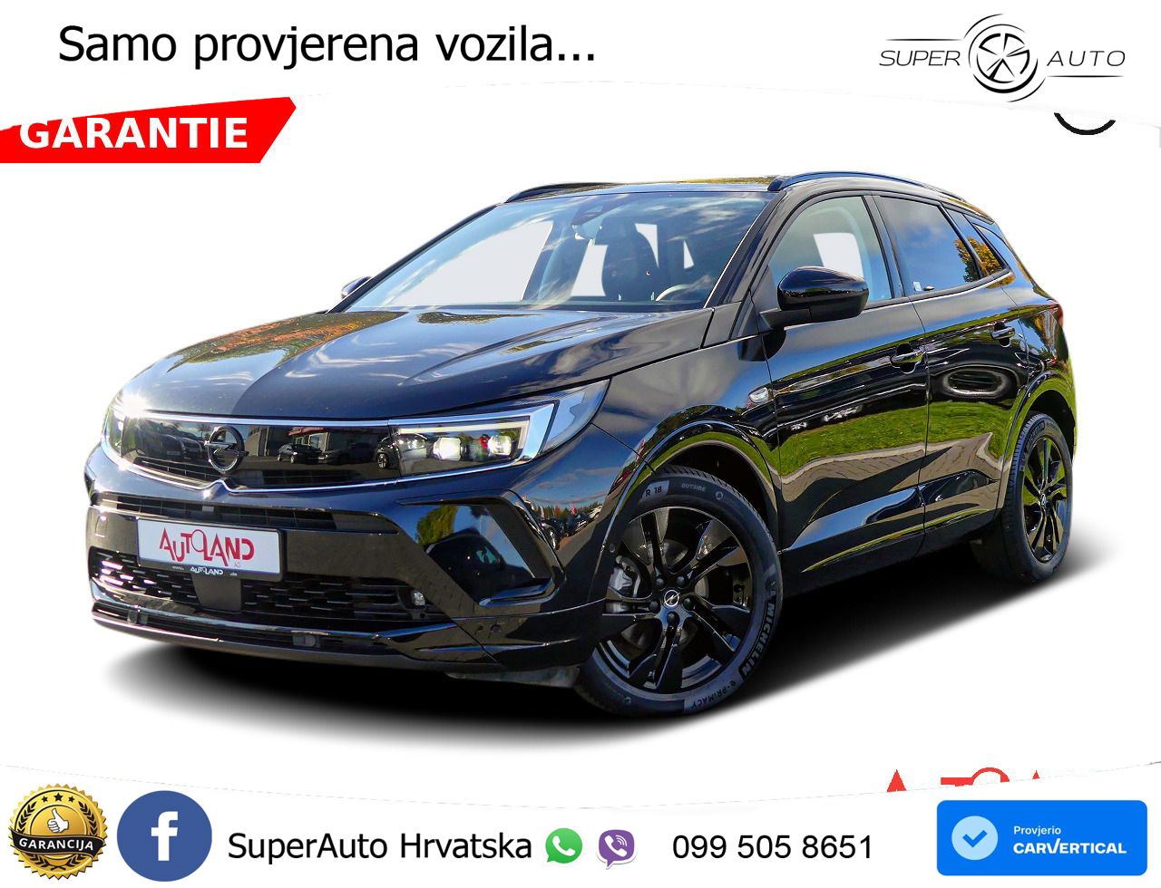 Opel Grandland 1.2 Turbo (136 KS)  e-DCT GS LED+GR SJED+ACC