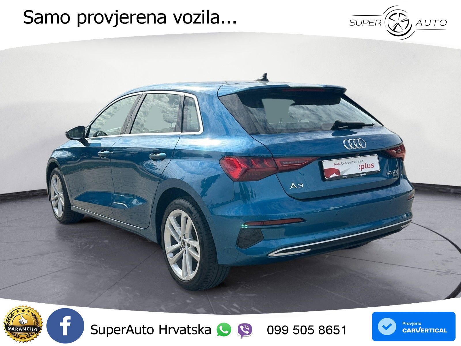 Audi A3 40 TFSI (190 KS) quattro S tronic LED+GR SJED+ACC