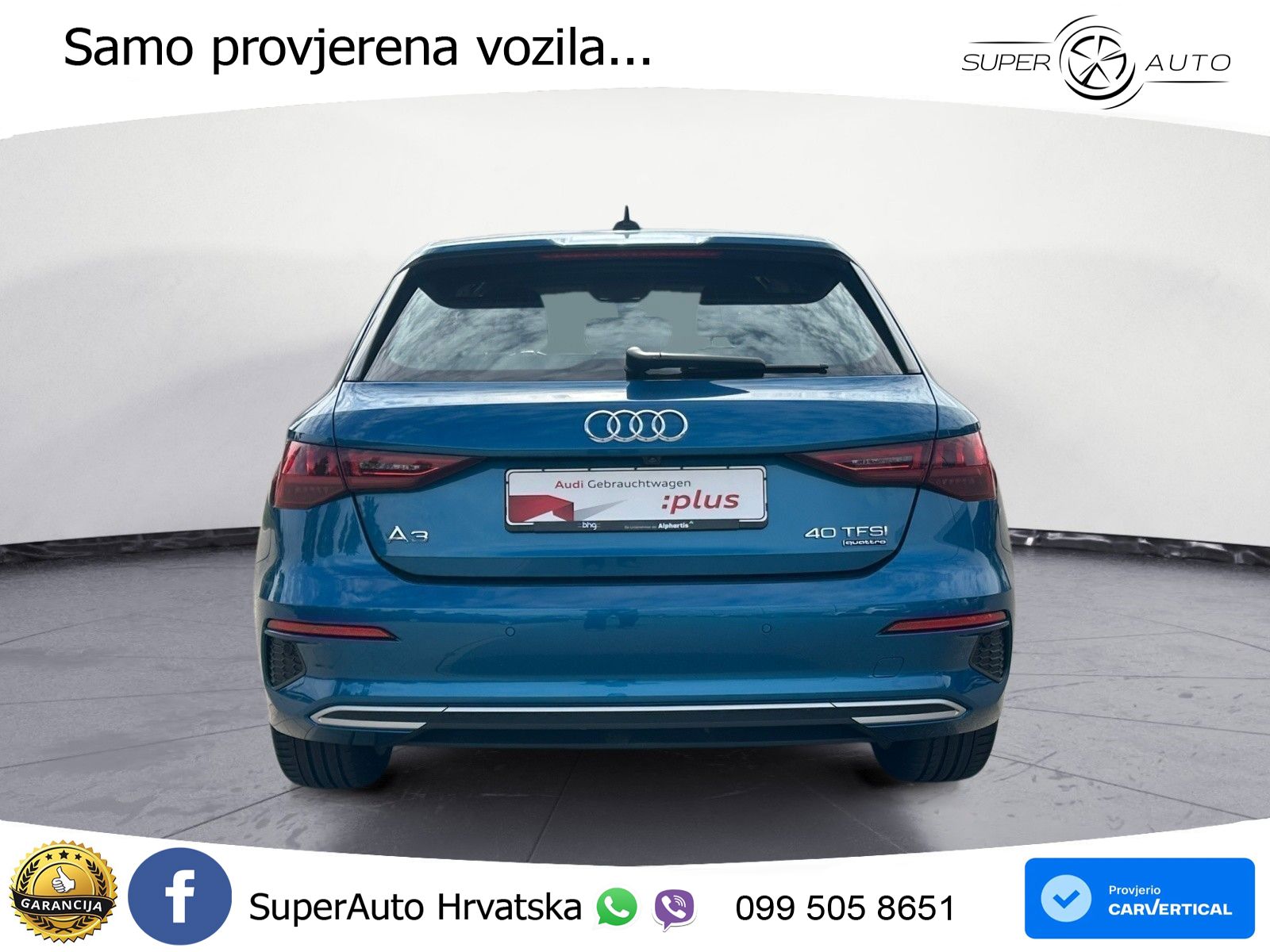 Audi A3 40 TFSI (190 KS) quattro S tronic LED+GR SJED+ACC