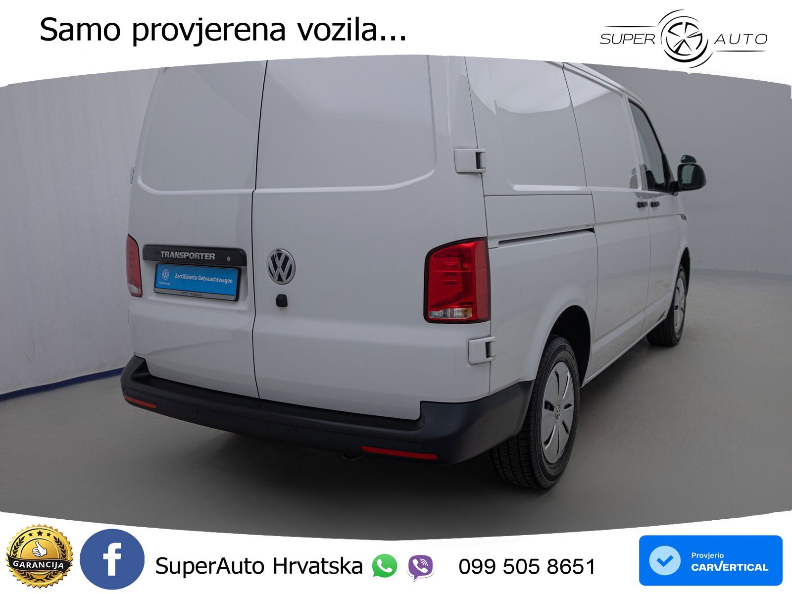 Volkswagen T6.1 Transporter Kasten 2.0 TDI L1H1*RFK*LED*APP 90 KS
