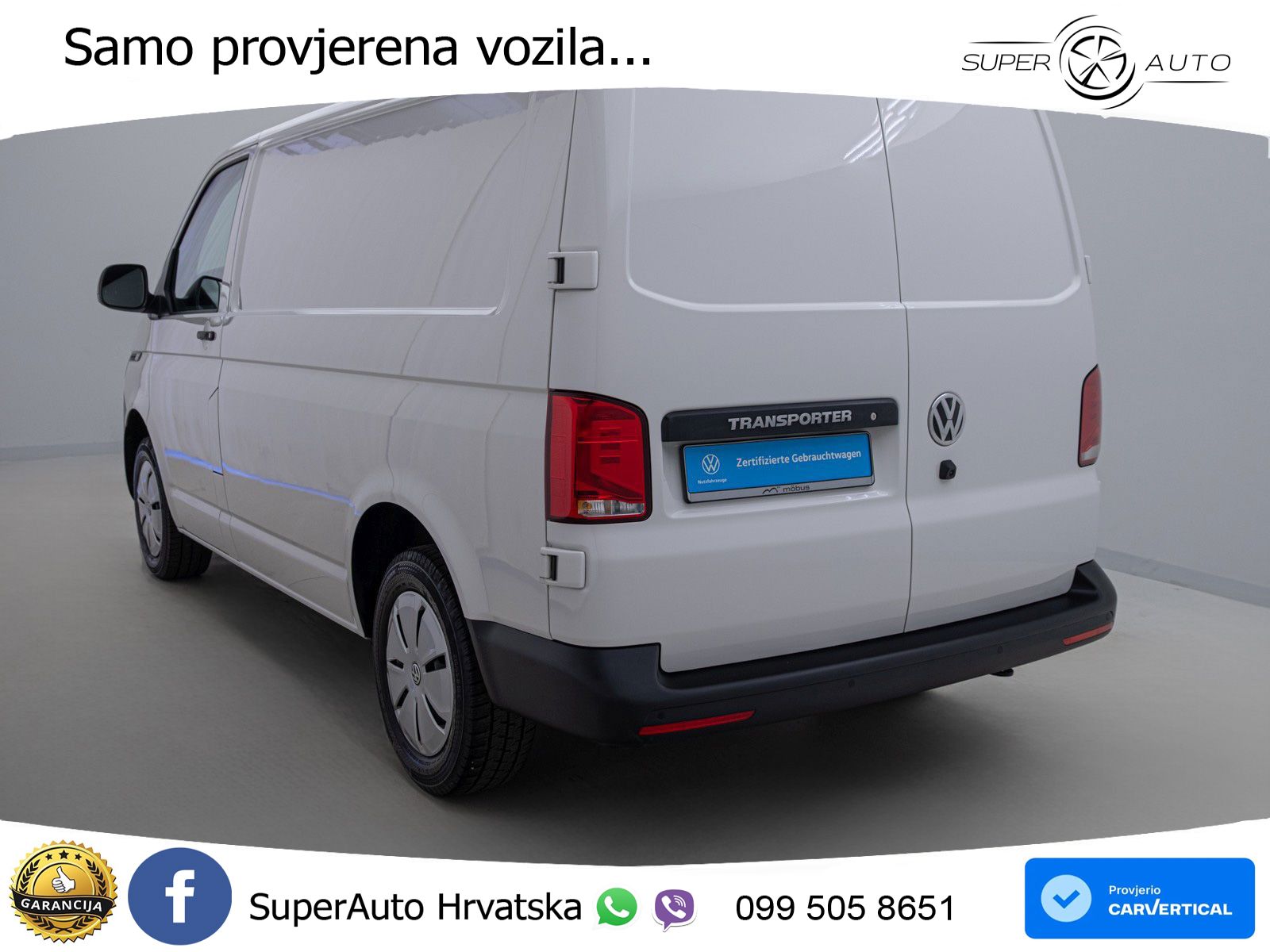 Volkswagen T6.1 Transporter Kasten 2.0 TDI L1H1*RFK*LED*APP 90 KS