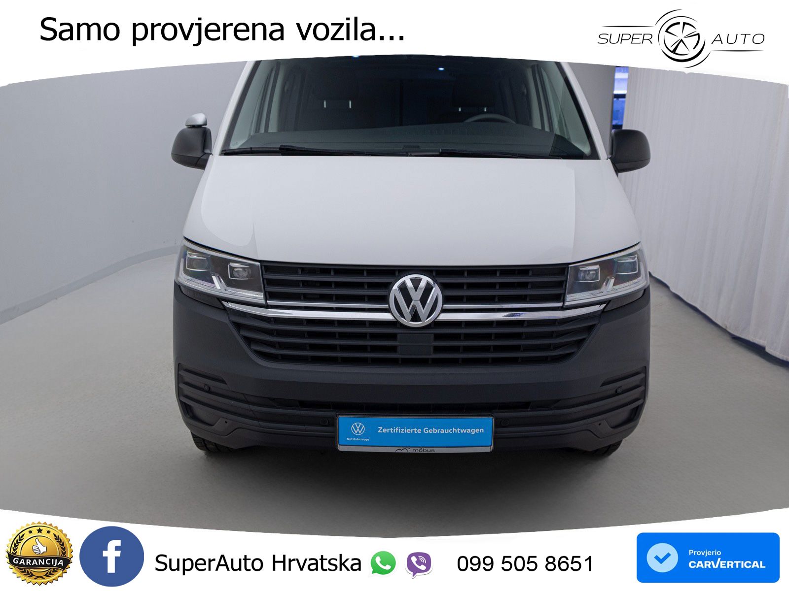 Volkswagen T6.1 Transporter Kasten 2.0 TDI L1H1*RFK*LED*APP 90 KS