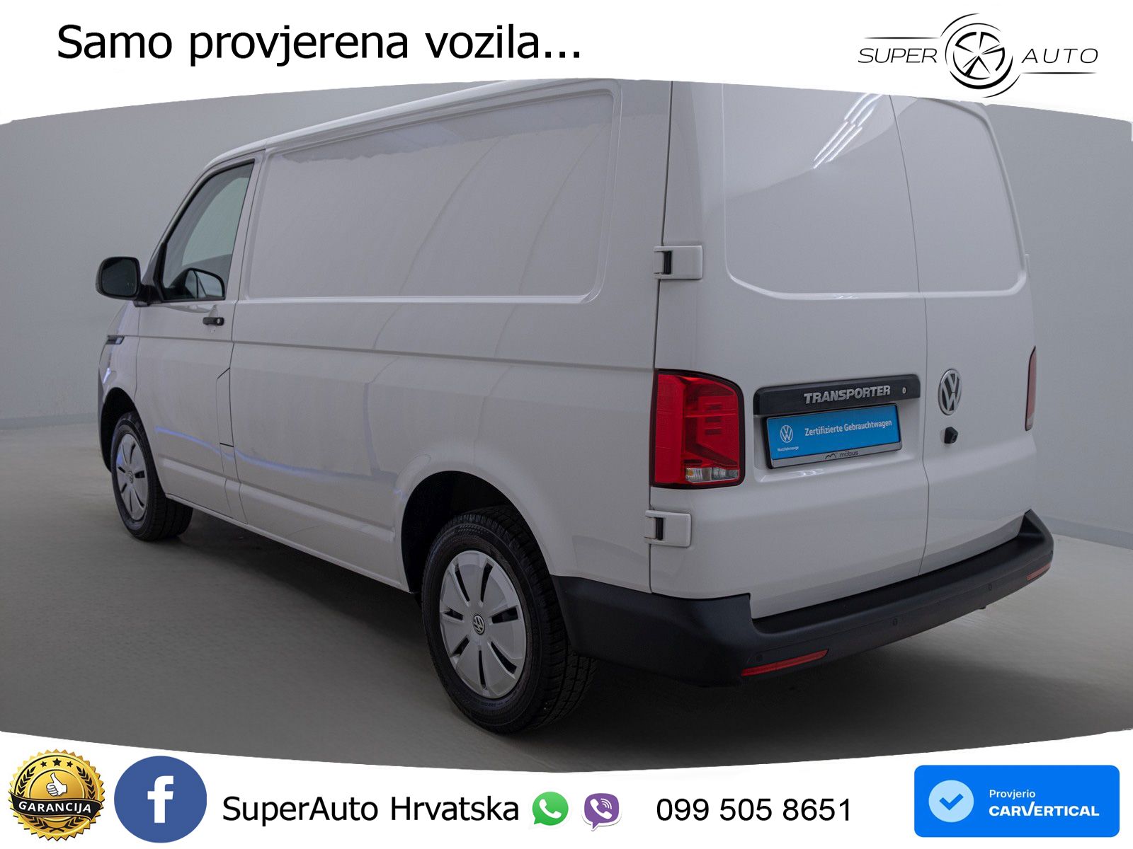 Volkswagen T6.1 Transporter Kasten 2.0 TDI L1H1*RFK*LED*APP 90 KS
