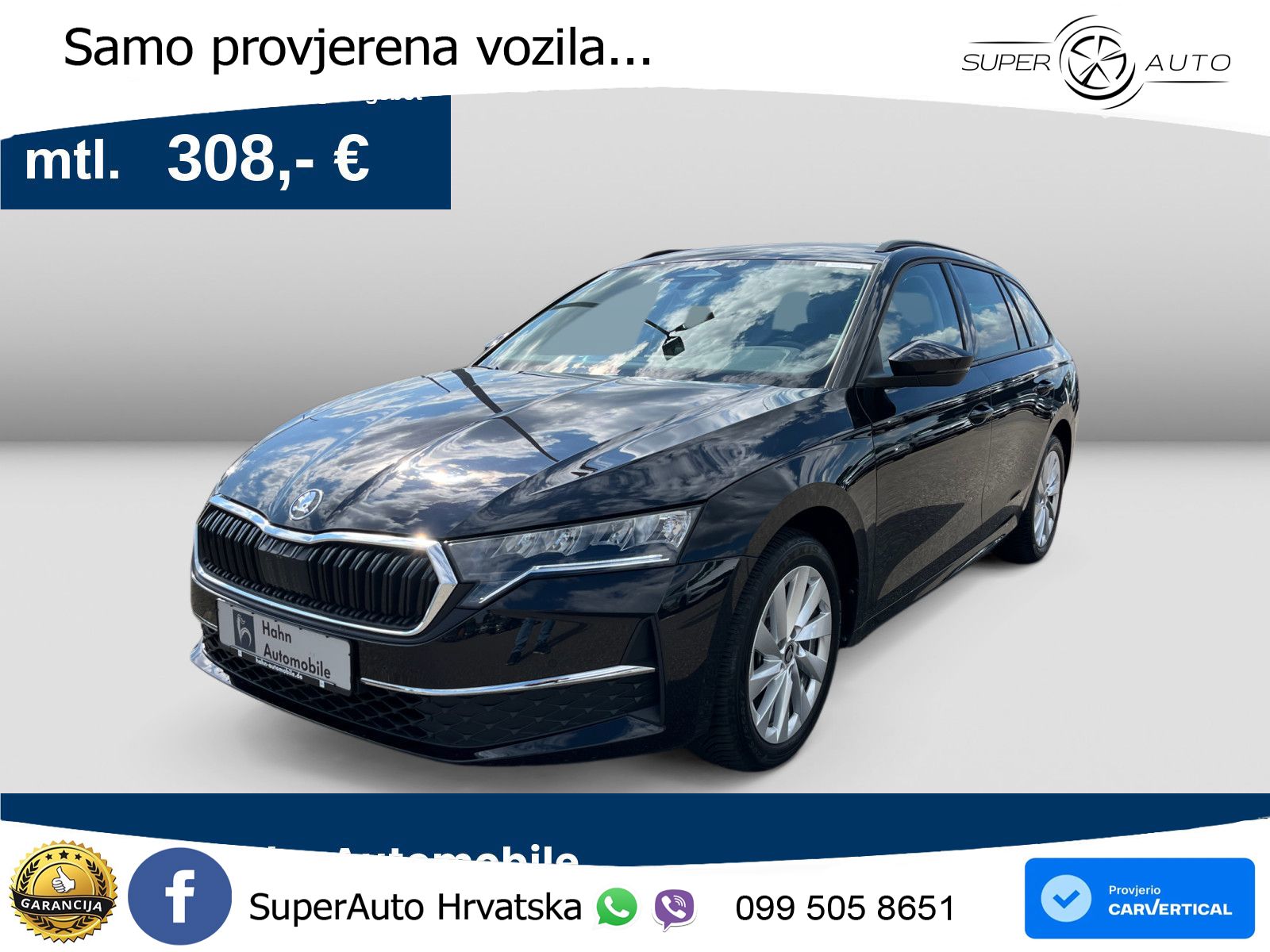 Škoda Octavia Combi 2.0 TDI (150 KS) DSG Selection LED+GR SJED+ACC