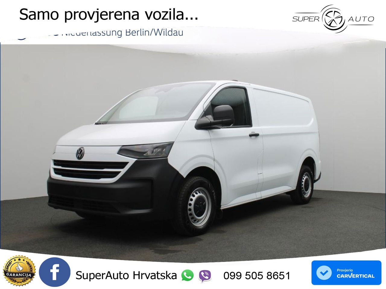 Volkswagen Transporter Kasten Kurz AHK PDC GJR Klima ZV 150 KS