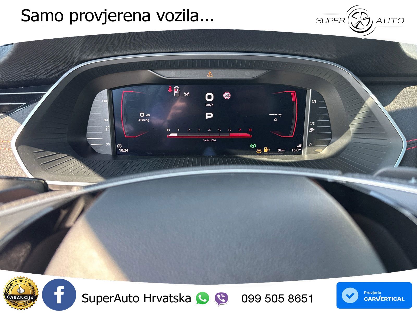 Škoda Octavia Combi RS 2.0 TSI (265 KS) DSG LED+GR SJED+ACC