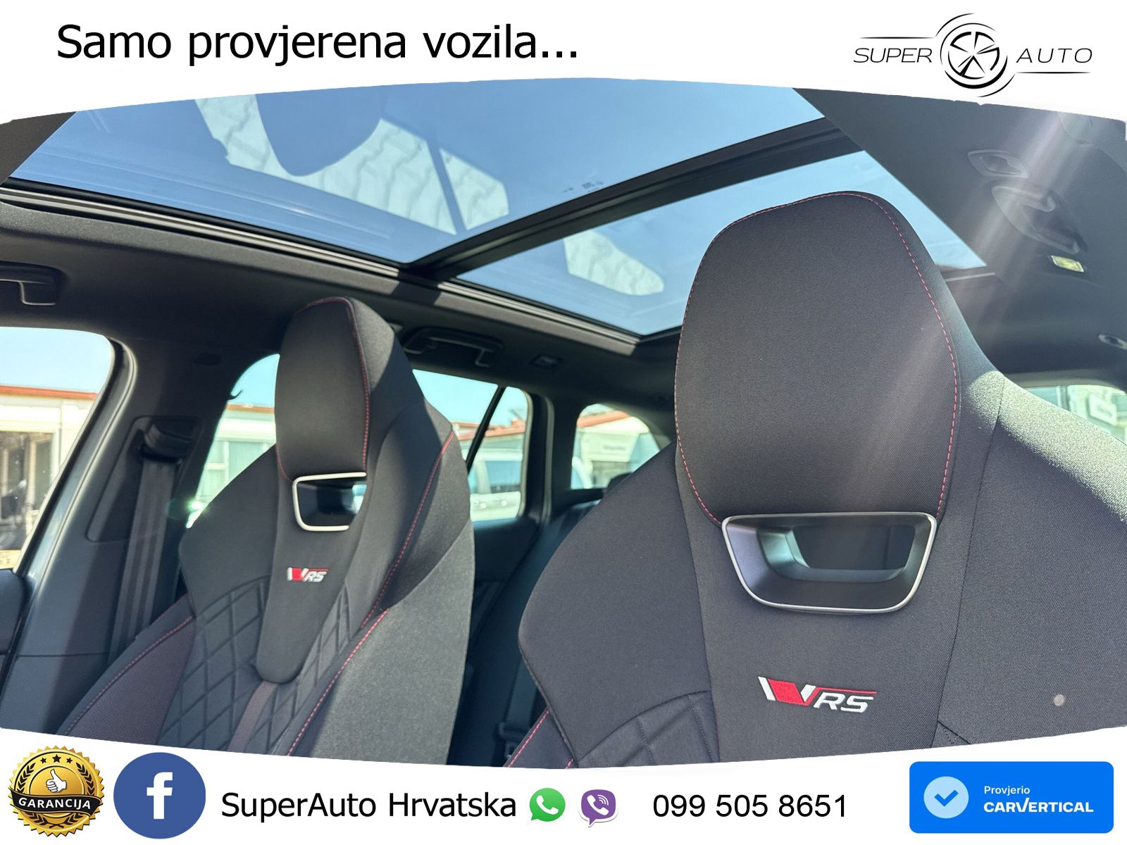 Škoda Octavia Combi RS 2.0 TSI (265 KS) DSG LED+GR SJED+ACC