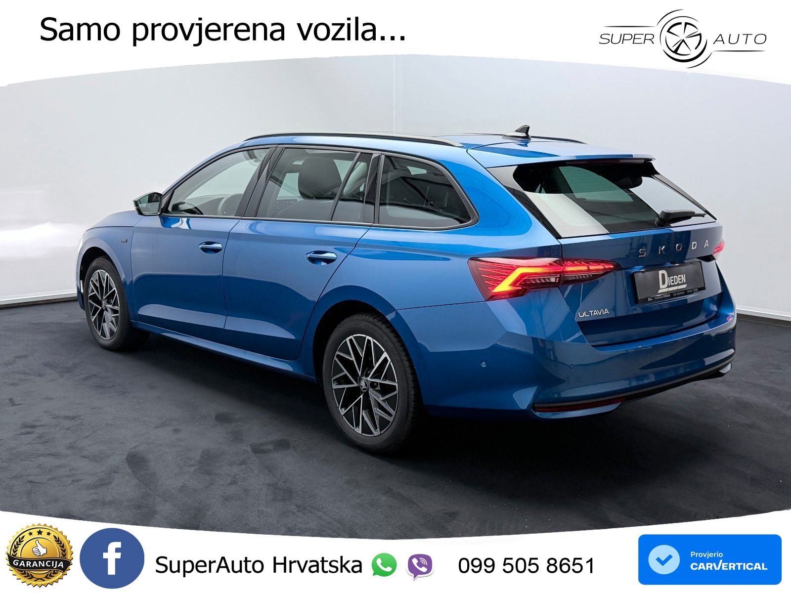 Škoda Octavia Combi 2.0 TDI (150 KS) DSG LED+GR SJED+ACC