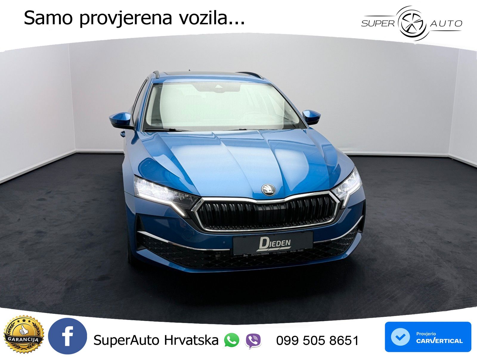 Škoda Octavia Combi 2.0 TDI (150 KS) DSG LED+GR SJED+ACC