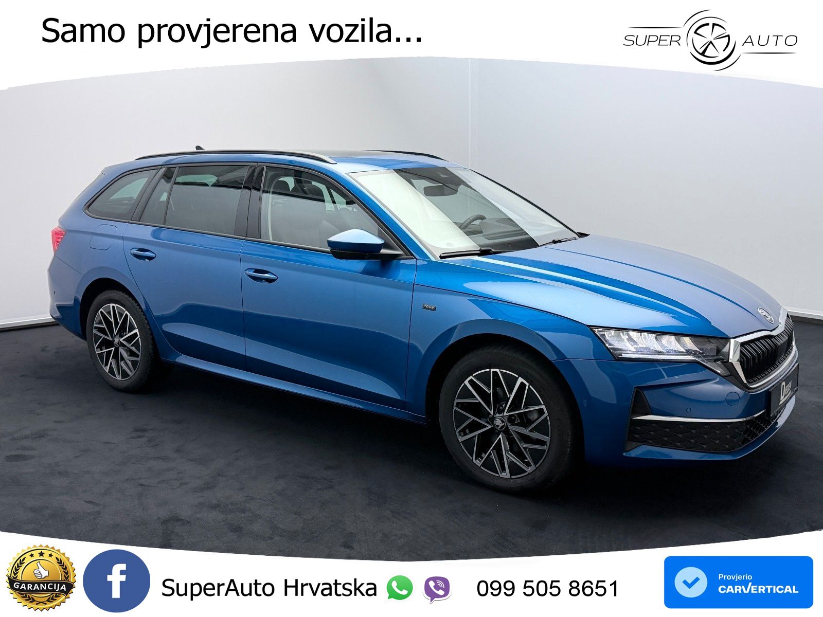 Škoda Octavia Combi 2.0 TDI (150 KS) DSG LED+GR SJED+ACC
