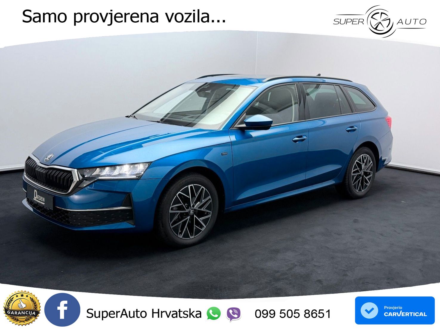 Škoda Octavia Combi 2.0 TDI (150 KS) DSG LED+GR SJED+ACC