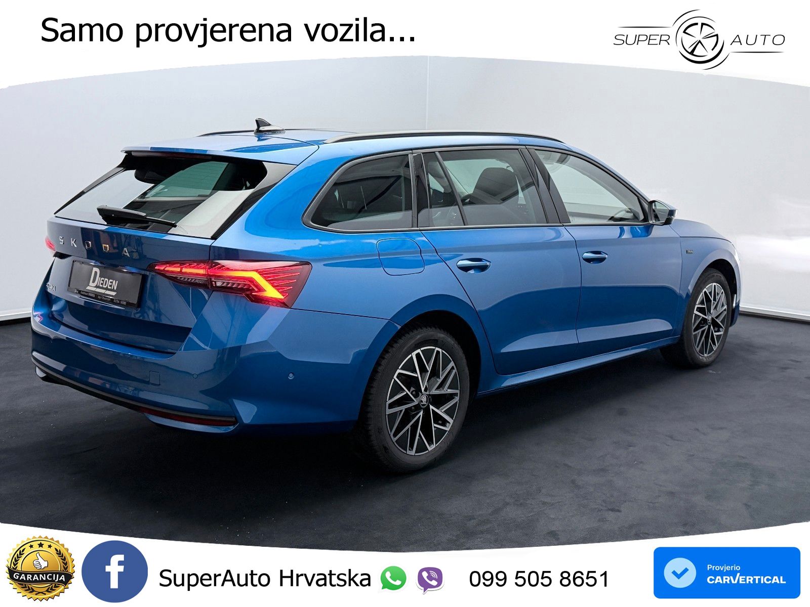 Škoda Octavia Combi 2.0 TDI (150 KS) DSG LED+GR SJED+ACC